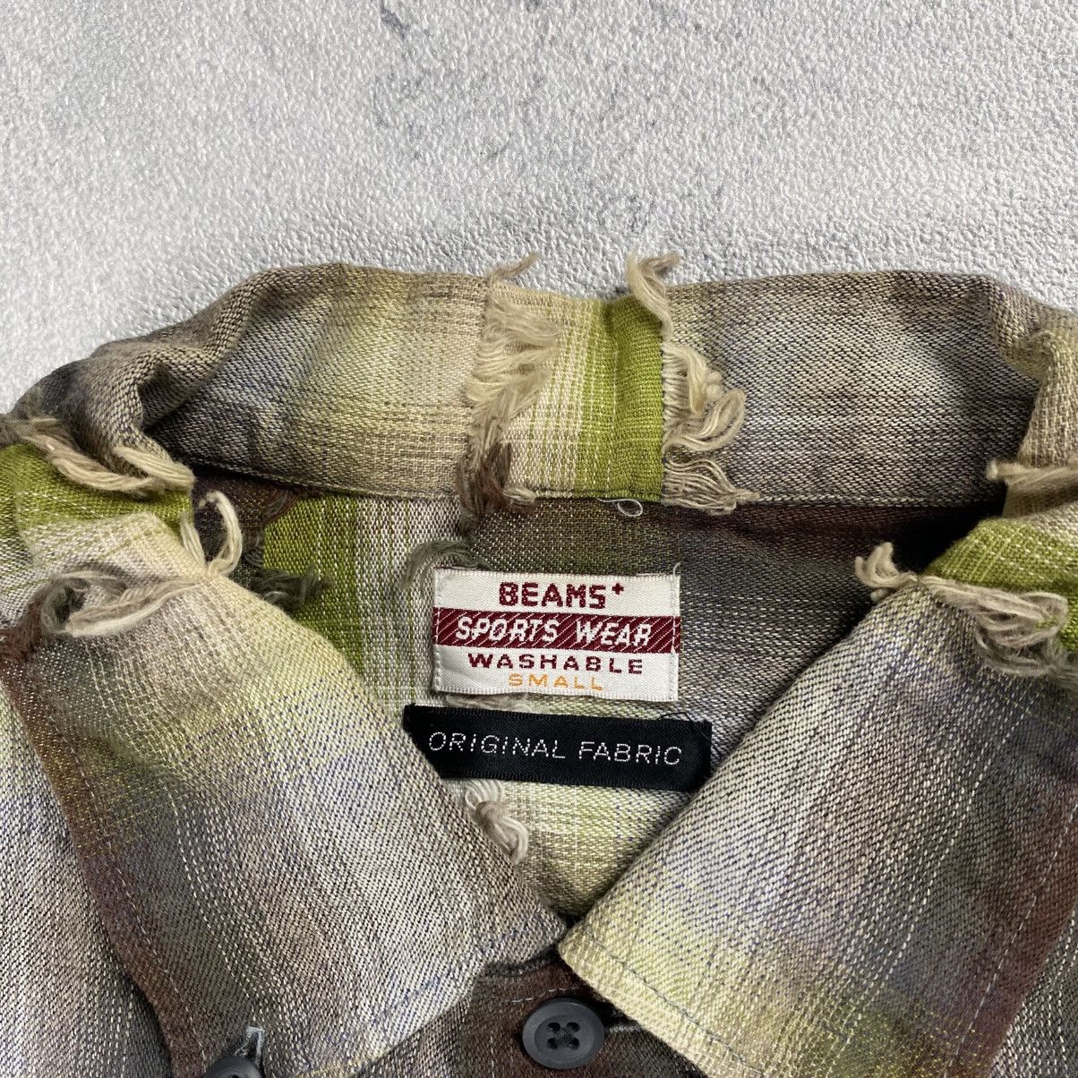 Beams Plus × Engineered Garments Japan Beams Plus Frayed Flannel Shirt Size US M / EU 48-50 / 2 - 3 Thumbnail