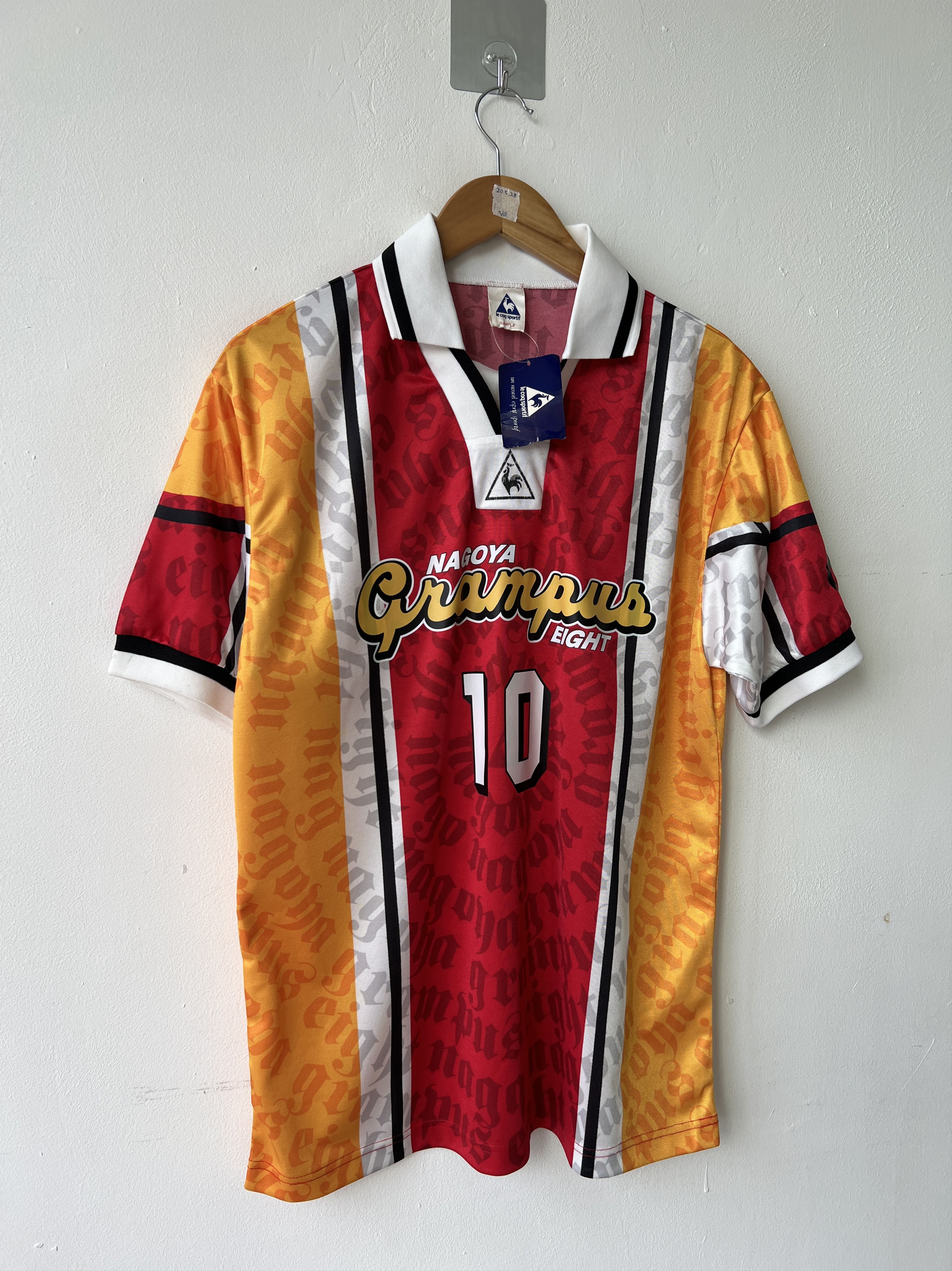 Le Coq Sportif (M) Nagoya Grampus 1998-99 Home Kit Stojkovic #10 (NEW) Size US M / EU 48-50 / 2 - 8 Thumbnail