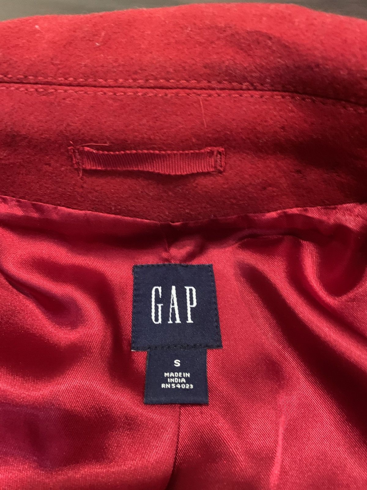 Gap Vintage red GAP napoleon jacket Size US S / EU 44-46 / 1 - 10 Thumbnail