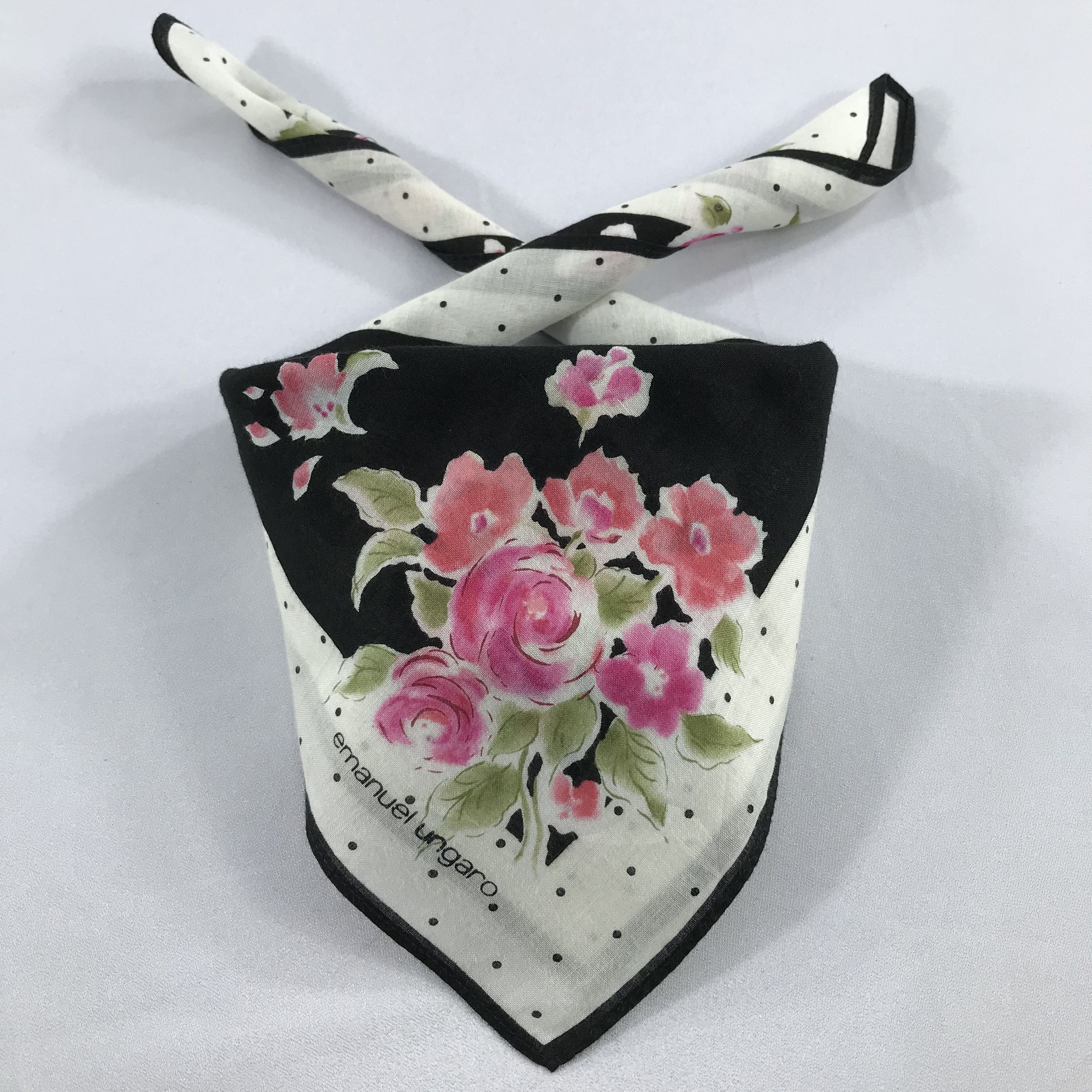 Emanuel Ungaro × Vintage Emanuel Ungaro Bandana / Handkerchief / Neckerchief - S1990 Size ONE SIZE - 3 Thumbnail