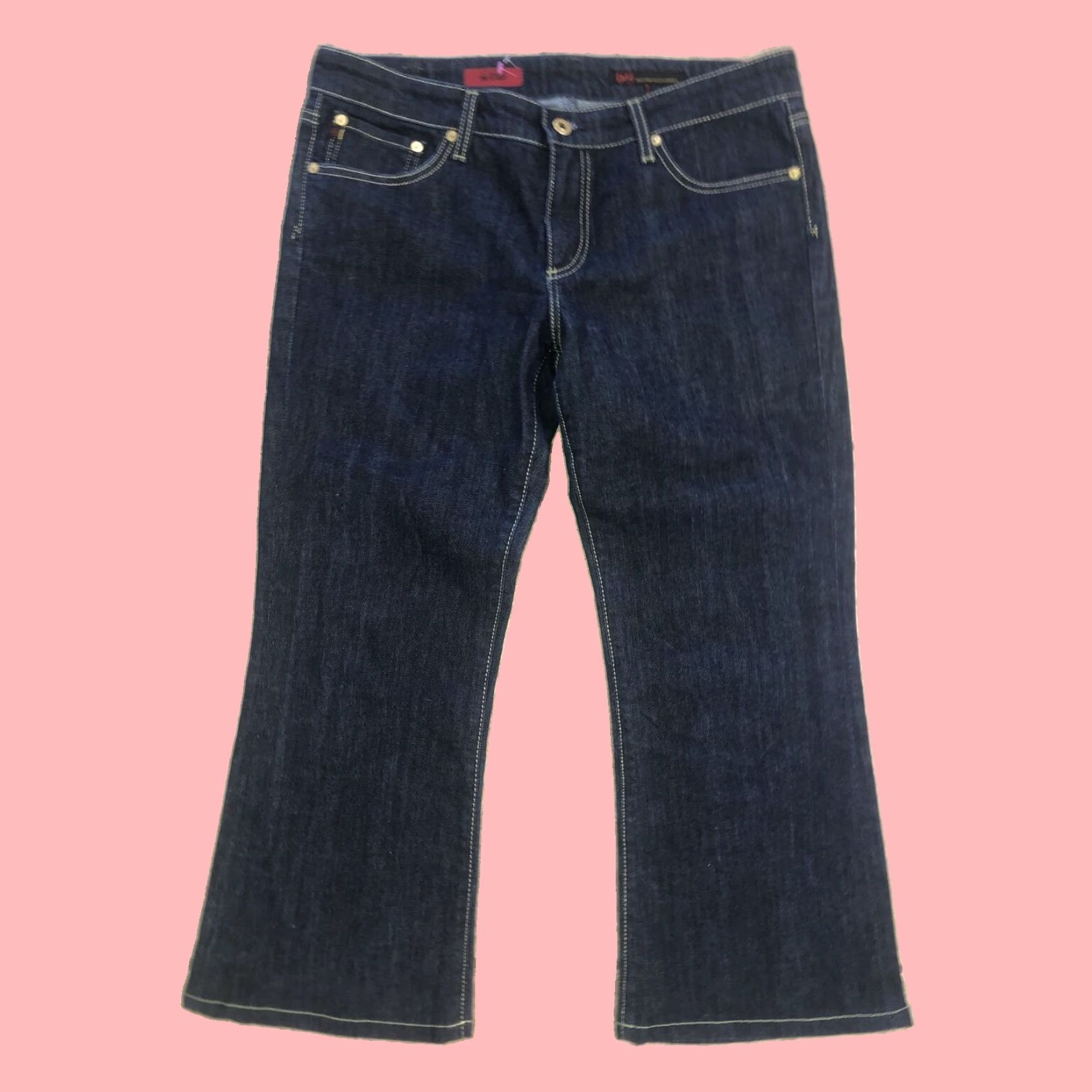 Vintage AG Adriano Goldschmied The Club Womens Bootcut Jeans Blue 32 Regular Size 24" / US 00 / IT 34 - 1 Thumbnail