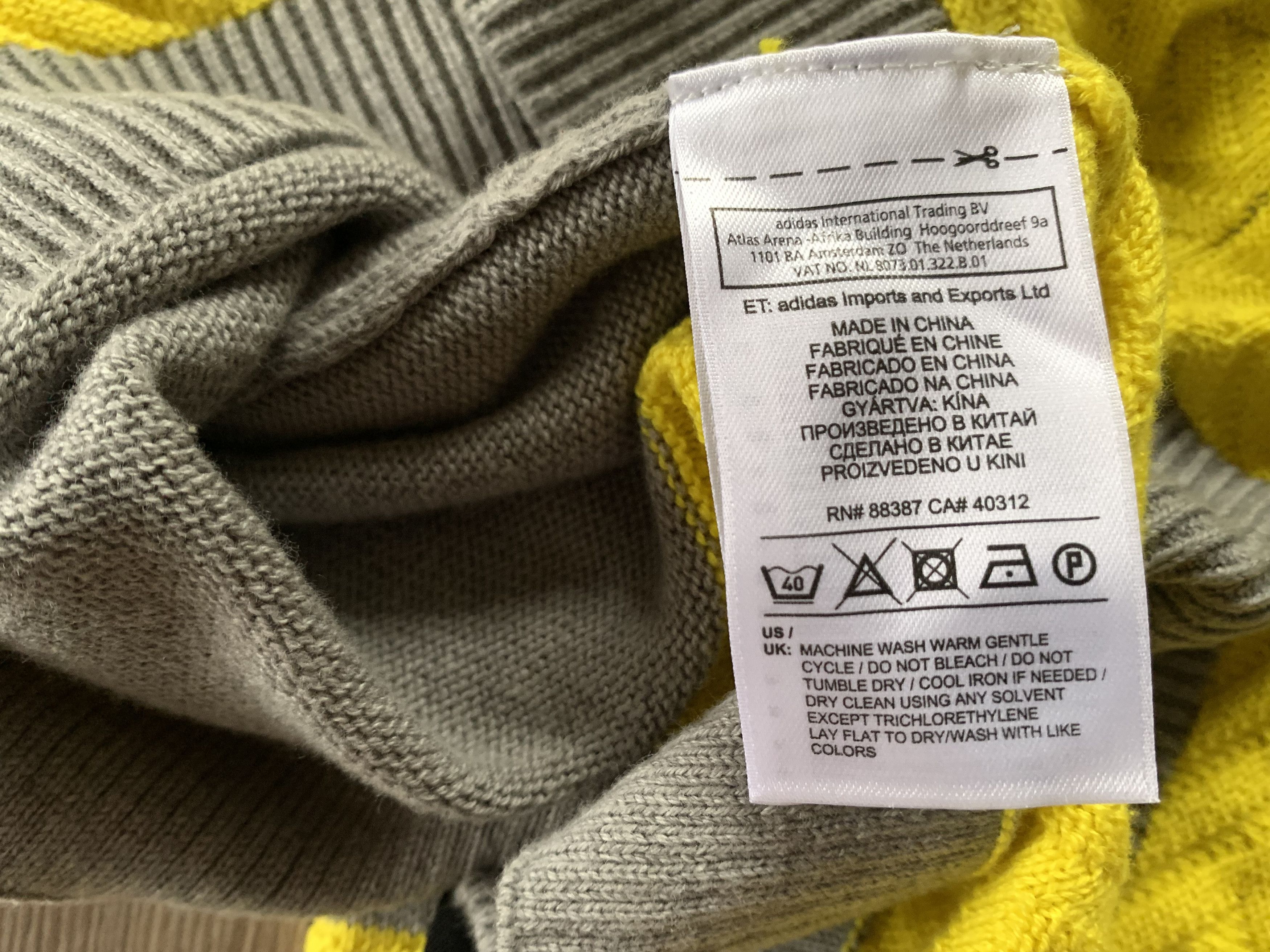 Adidas × Designer Rare Adidas Neo Knit Cotton Cardigan Size US L / EU 52-54 / 3 - 8 Thumbnail