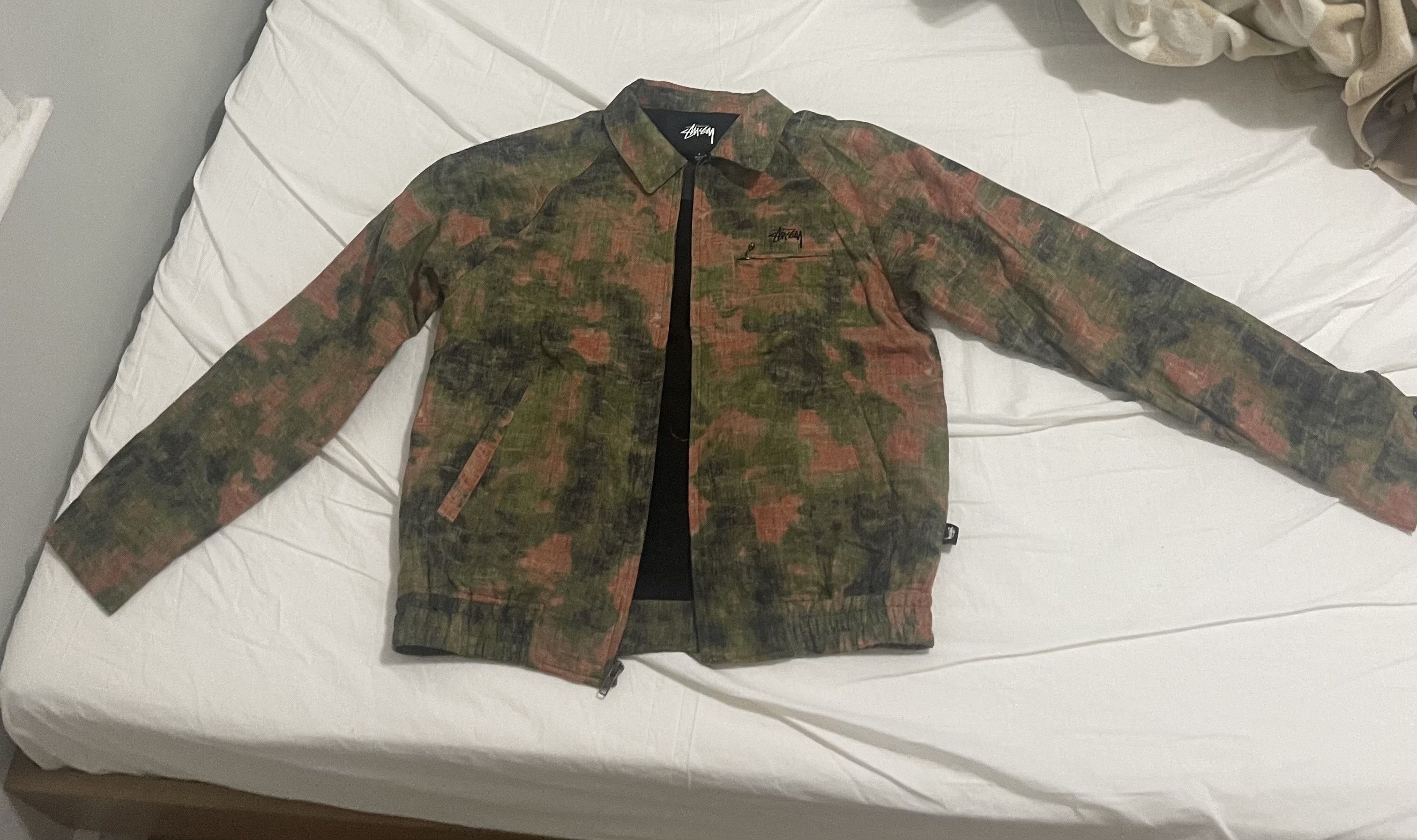 STUSSY FLORAL JACQUARD ジャケット 中古・古着通販】stussy (ステューシー) FLORAL JACQUARD JACKET