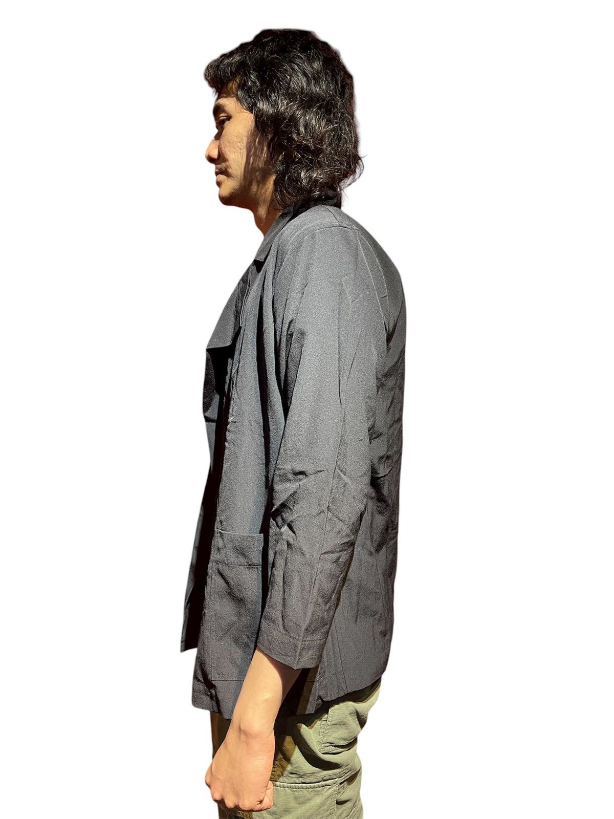Issey Miyake PLANTATION BY ISSEY MIYAKE BUTTON LESS LIGHT JACKET Size US L / EU 52-54 / 3 - 18 Thumbnail
