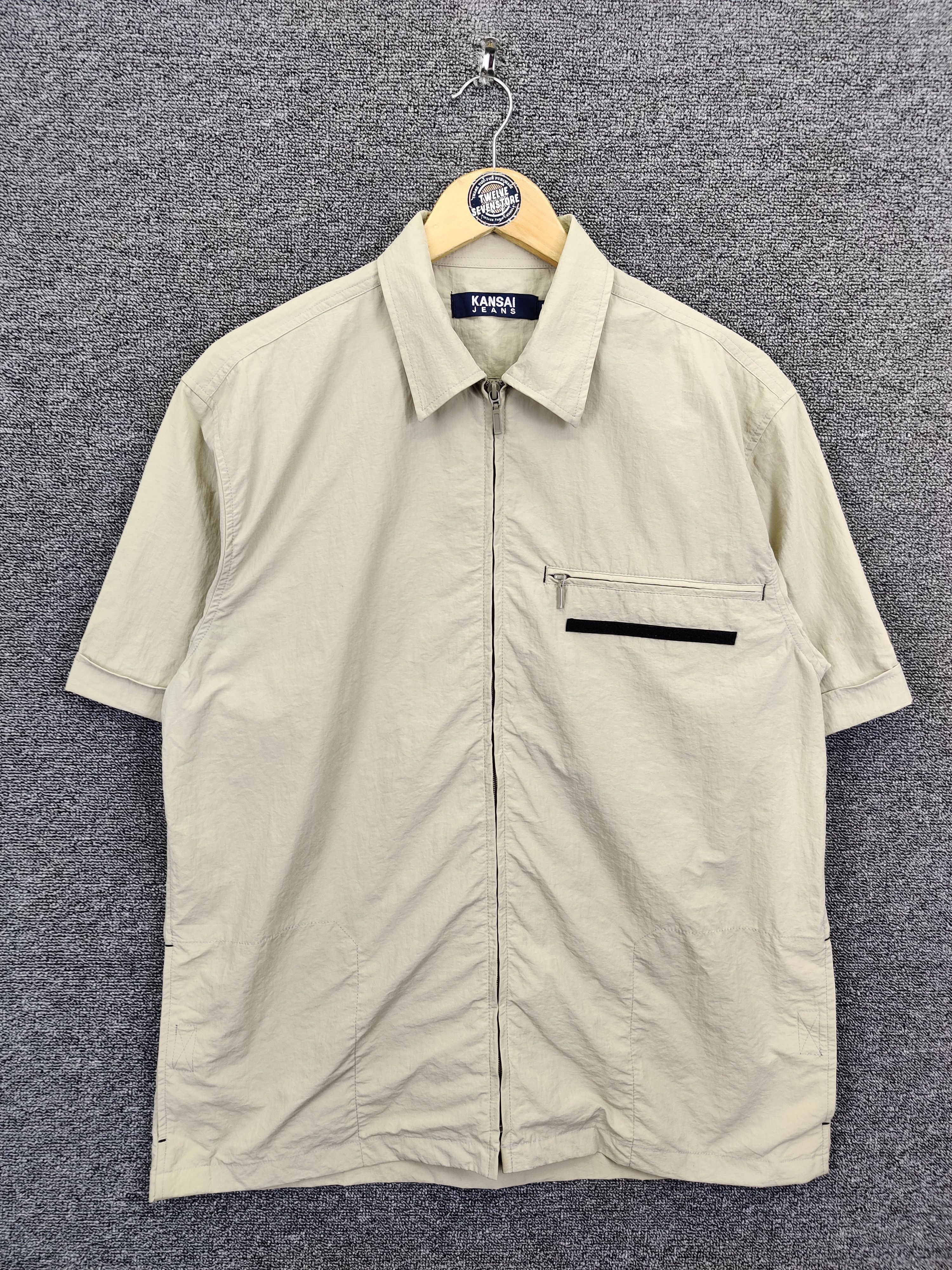 Kansai Yamamoto Vintage Kansai Jeans By Kansai Yamamoto Worker Shirt Size US M / EU 48-50 / 2 - 1 Thumbnail