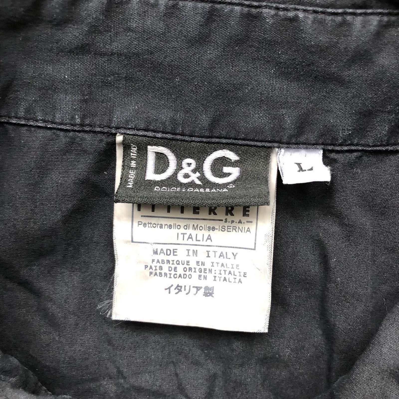 Dolce & Gabbana Vintage Dolce & Gabanna D&G Short Sleeve Button Up Shirt Size US L / EU 52-54 / 3 - 4 Thumbnail