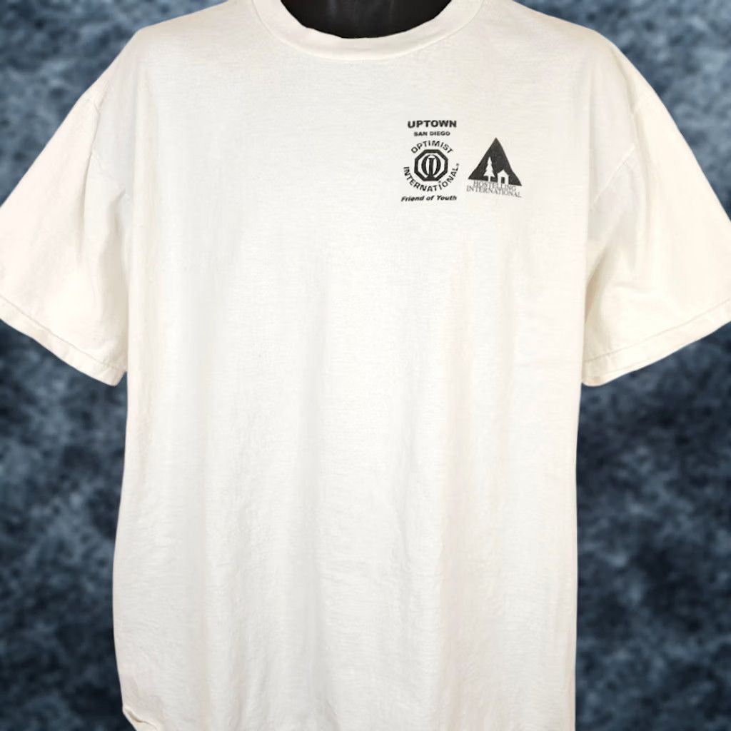 Vintage VINTAGE Midnight Madness Bike Ride T Shirt Mens XL White 90s San Diego Oneita Size US XL / EU 56 / 4 - 1 Thumbnail
