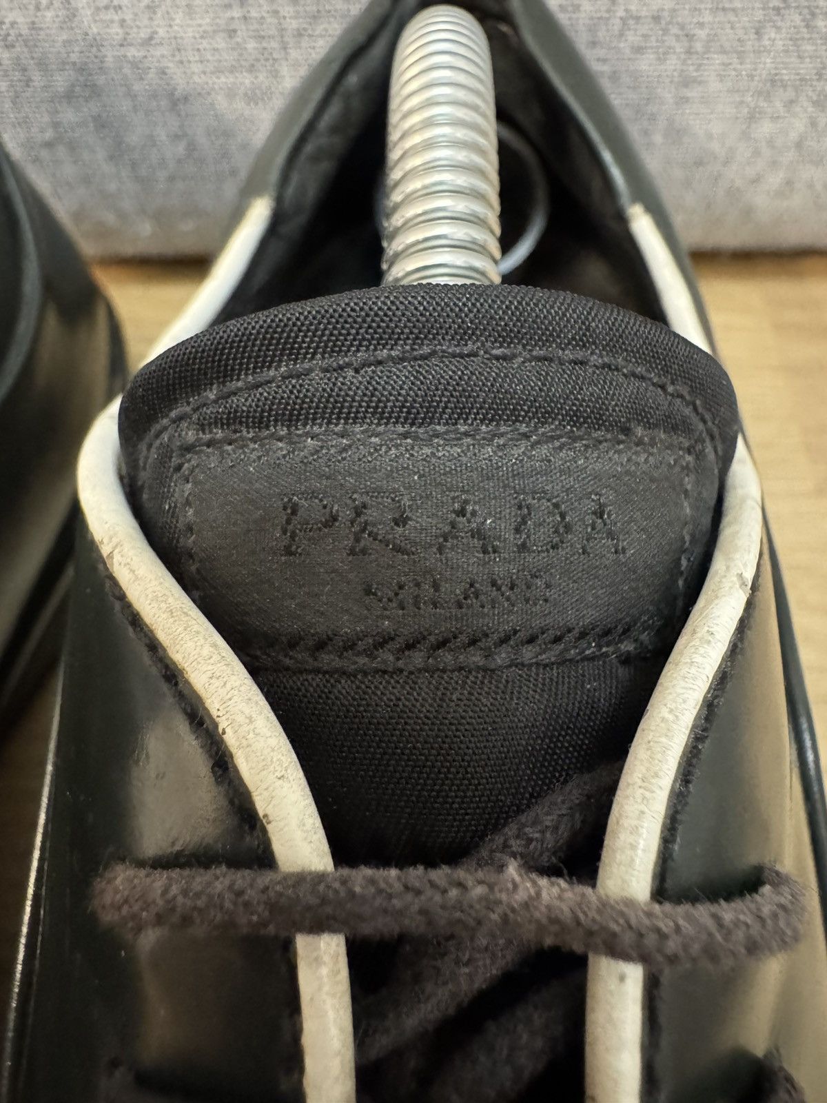 Prada Prada Milano Leather Lace Ups Derby Sneakers 7,5 41,5 Size US 8.5 / EU 41-42 - 6 Thumbnail