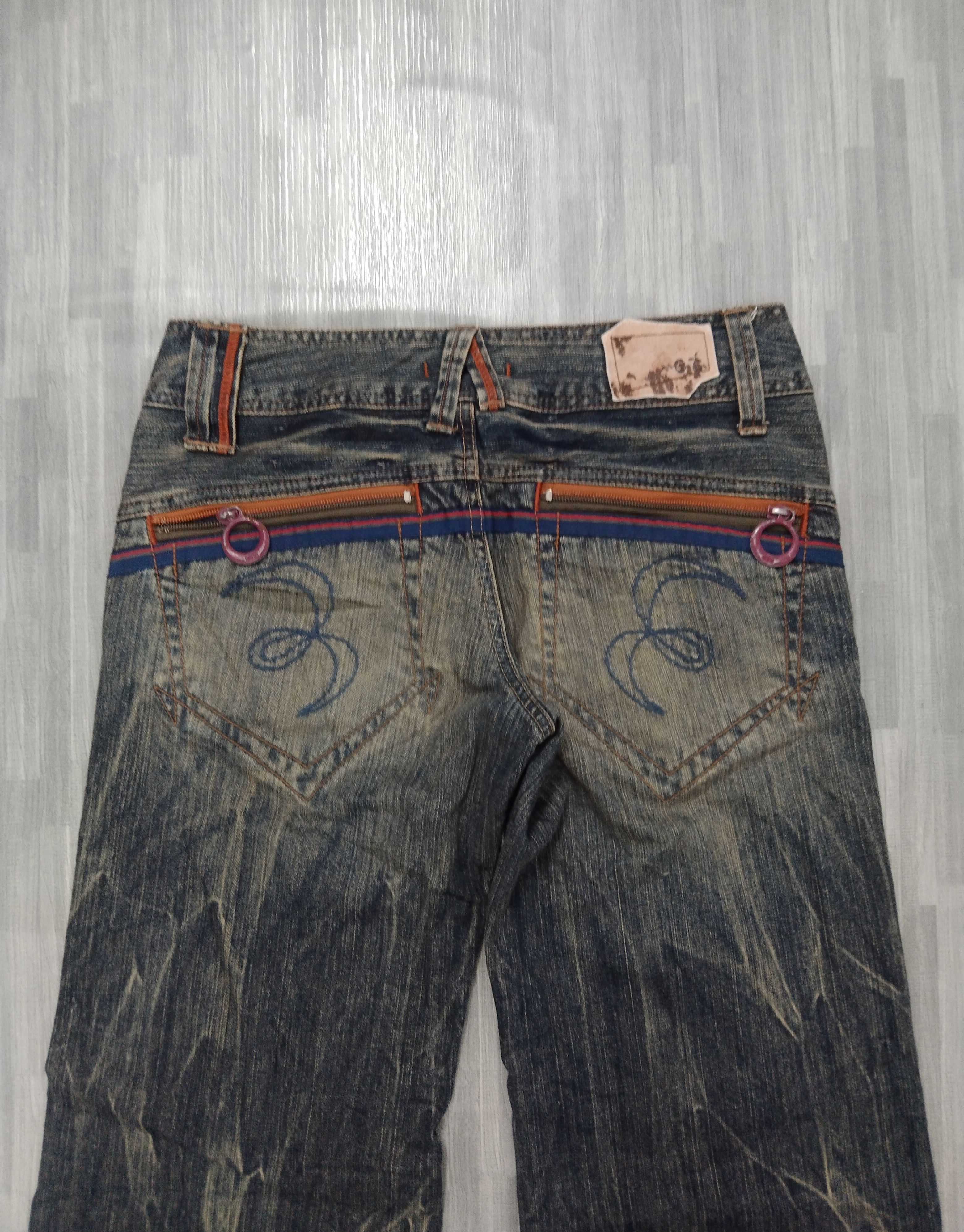Japanese Brand BAGGY SICK RUSTY MADE IN JAPAN DENIM PANTS Size US 29 - 5 Thumbnail