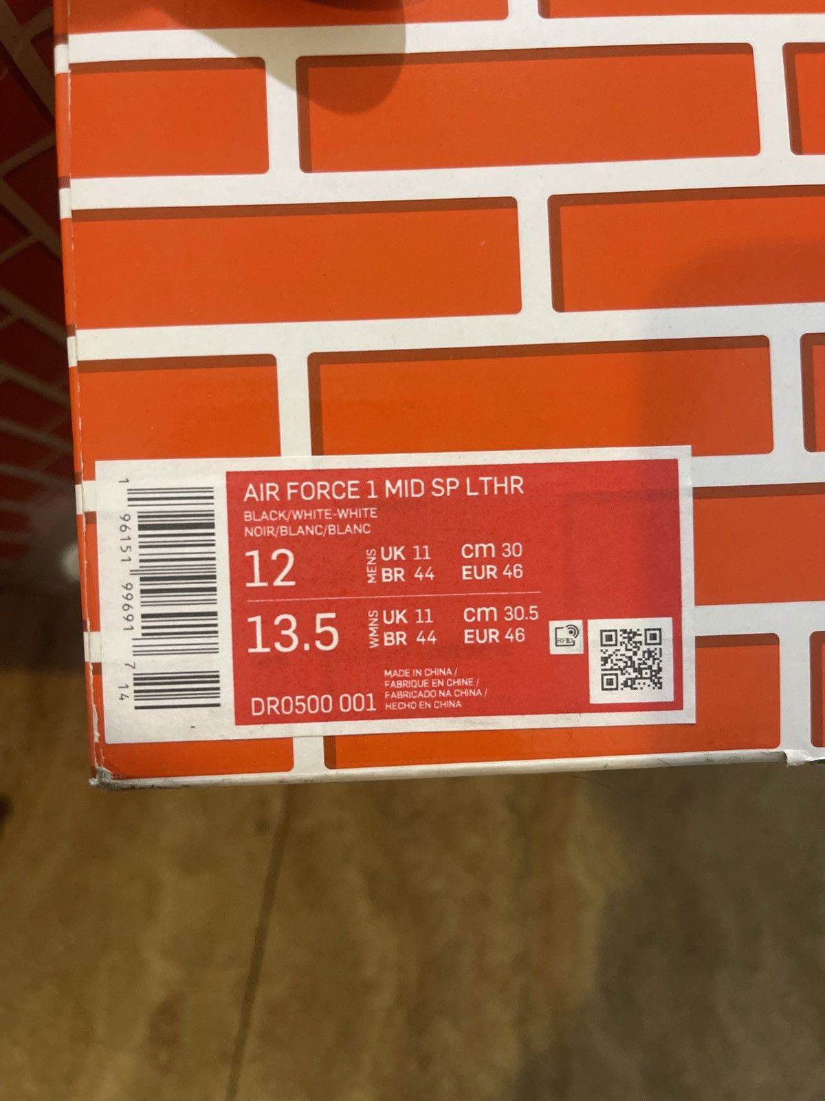 Nike × Off-White Air Force 1 Mid Size US 12 / EU 45 - 8 Thumbnail
