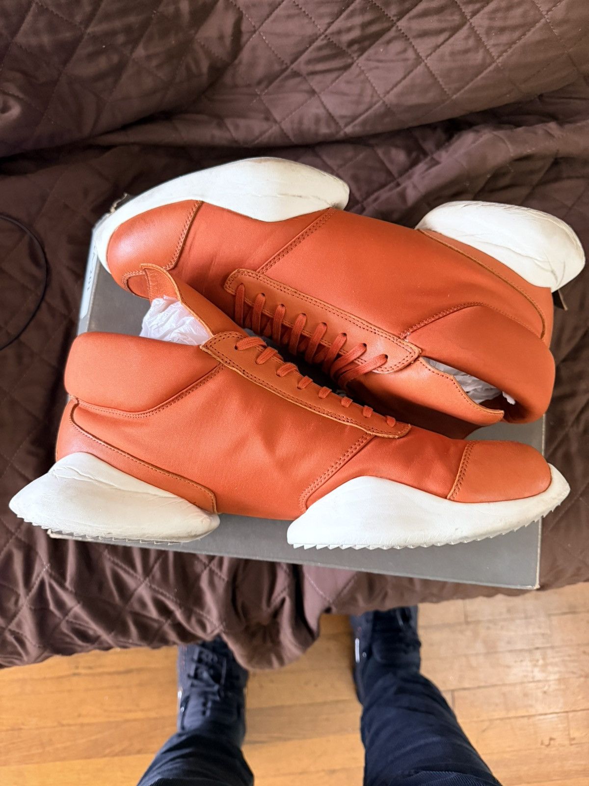 Rick Owens Rick owens RO runner Size US 12 / EU 45 - 8 Thumbnail