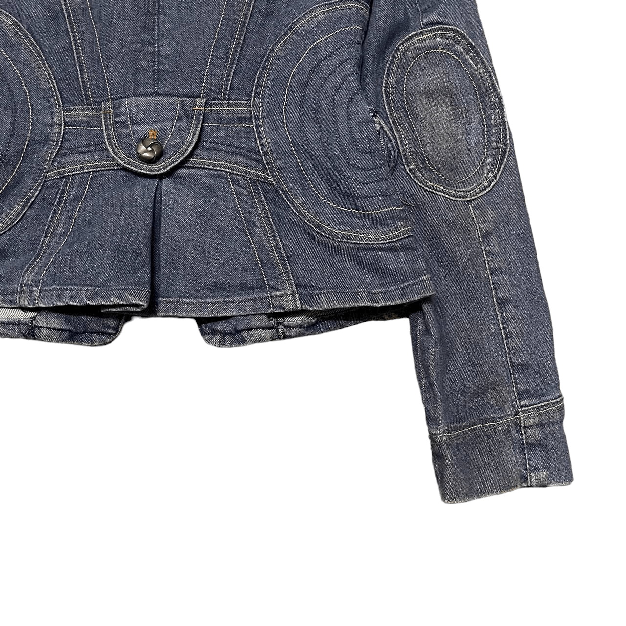 If Six Was Nine Vtg Mcginnn Denim Indigo Jacket If Six Was Nine Inspired Size XS / US 0-2 / IT 36-38 - 16 Thumbnail