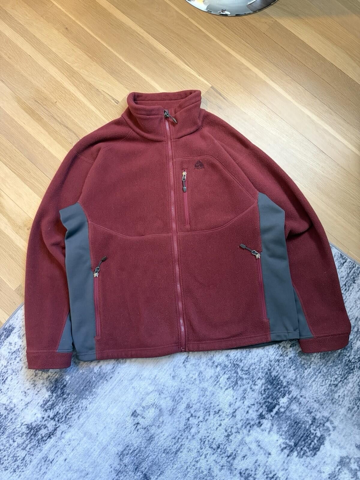 Nike ACG Nike ACG Zip Up Maroon Size Medium Size US M / EU 48-50 / 2 - 1 Thumbnail