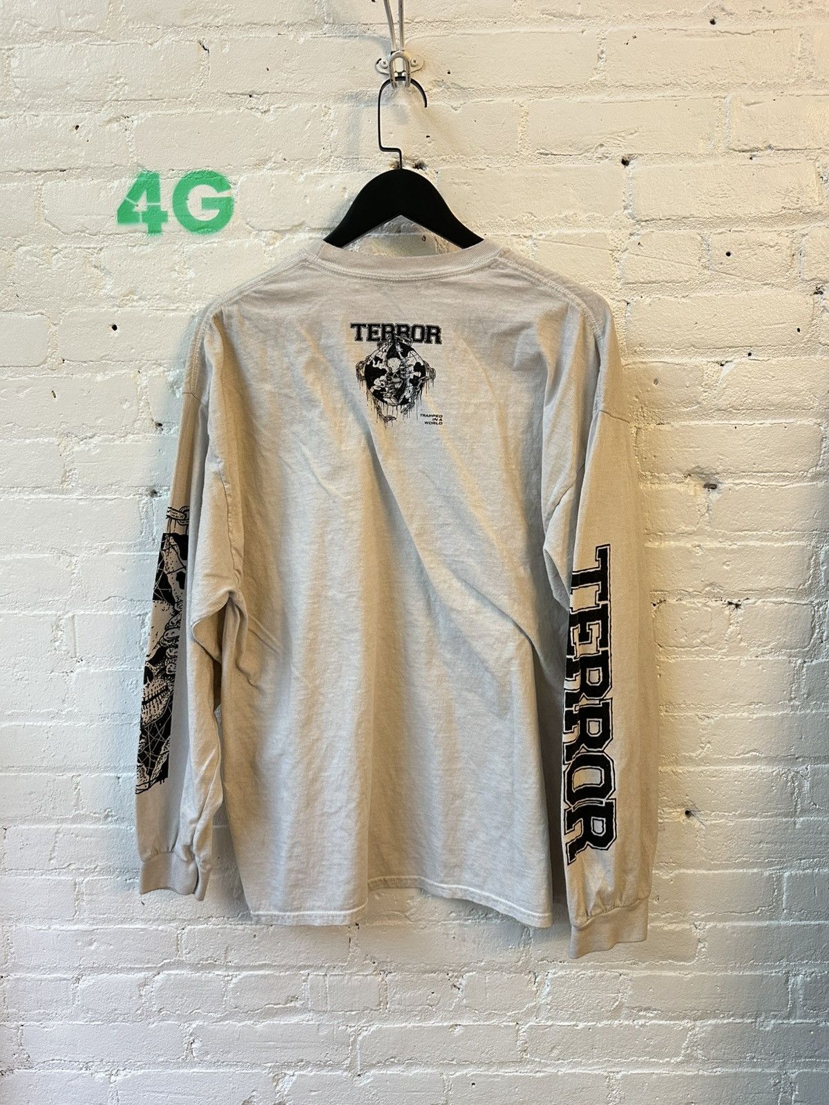 Vintage VINTAGE TERROR WORLDWIDE LONGSLEEVE SZ L Size US L / EU 52-54 / 3 - 3 Thumbnail