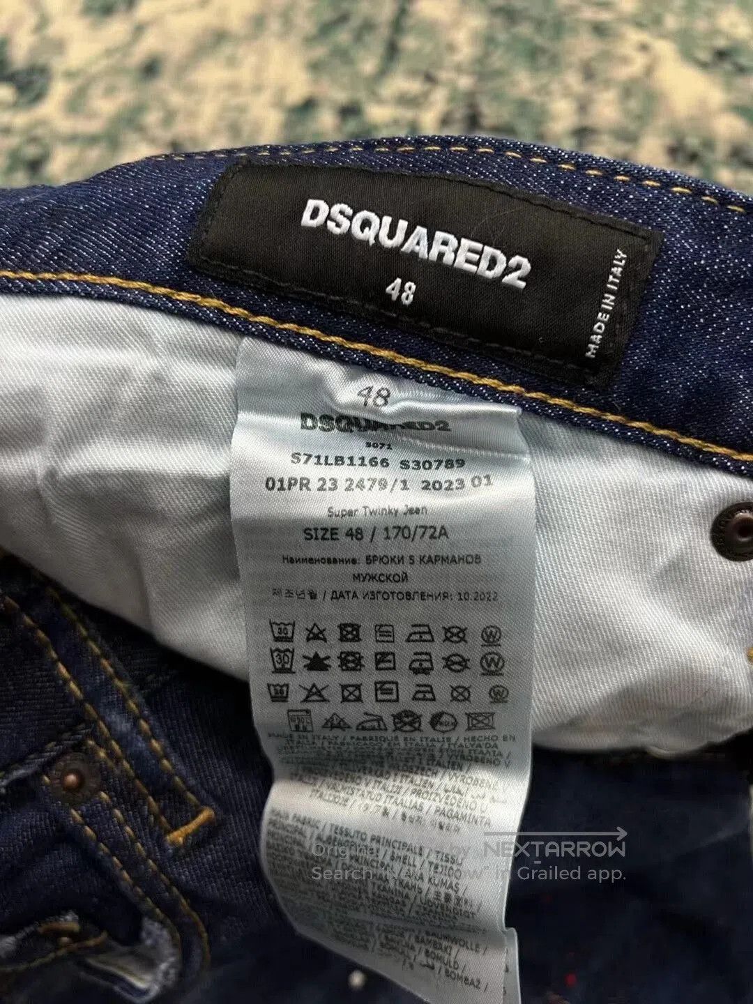 Dsquared2 Dsquared2 Spring Summer 2023 Blue Denim Pants. Size US 36 / EU 52 - 9 Thumbnail
