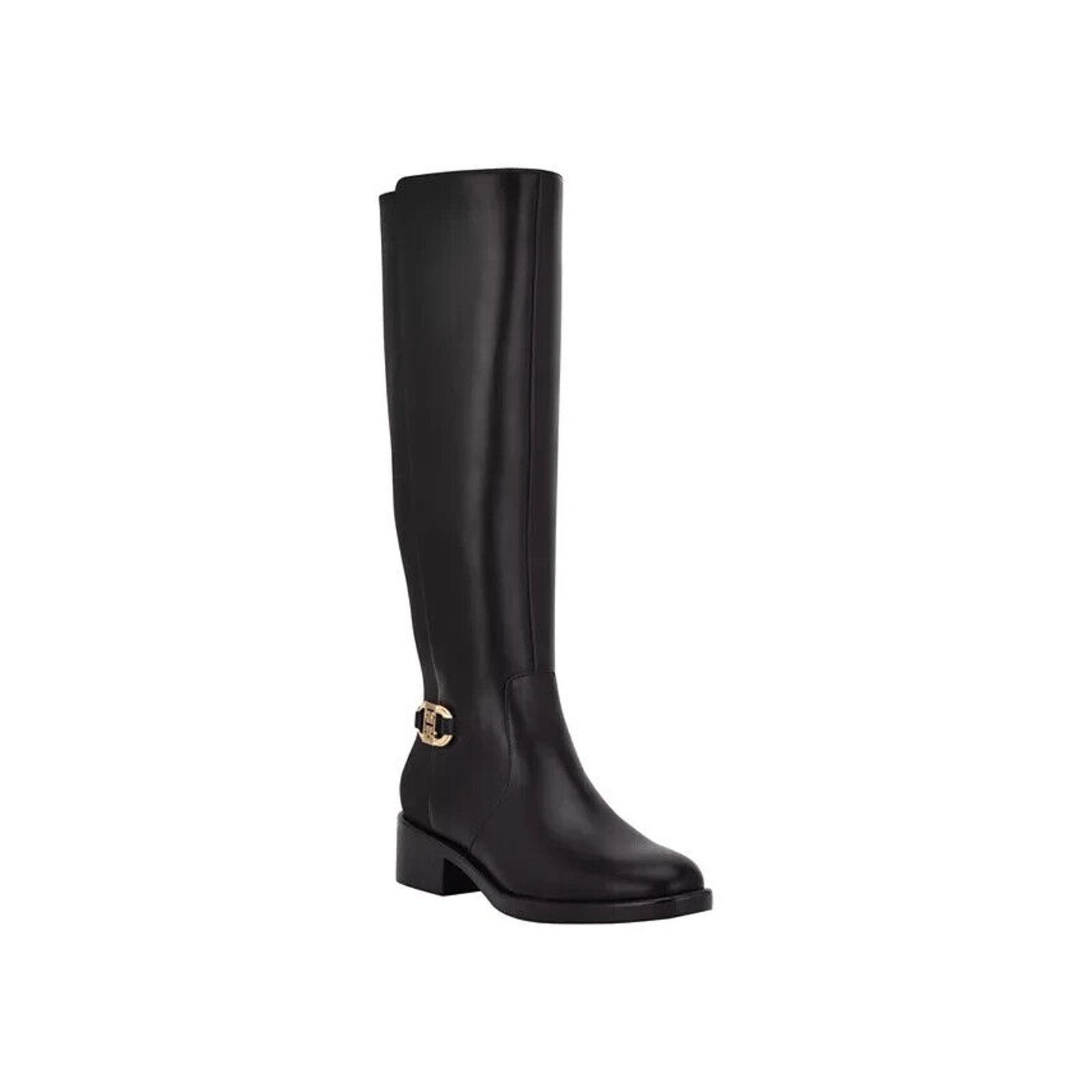 Tommy Hilfiger NEW Tommy Hilfiger Imina Black Knee High Riding Boot Size US 6.5 / IT 36.5 - 1 Thumbnail