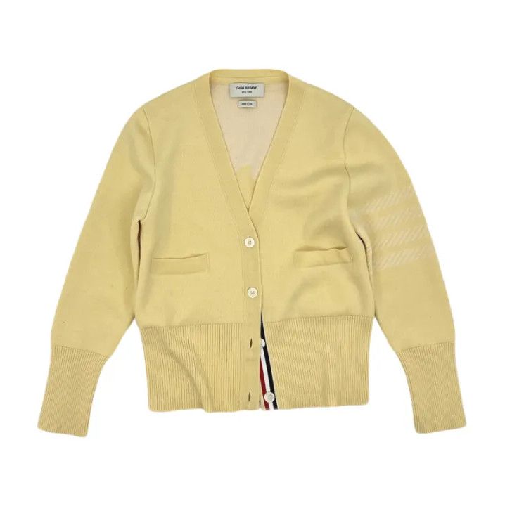 Thom Browne Thom Browne Yellow Knit Cardigan for All Size US M / EU 48-50 / 2 - 1 Thumbnail