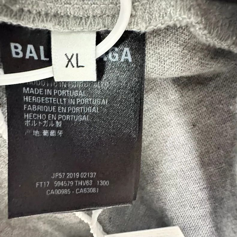Balenciaga Balenciaga Eco-friendly logo printed round neck pullover sh Size US XL / EU 56 / 4 - 6 Thumbnail