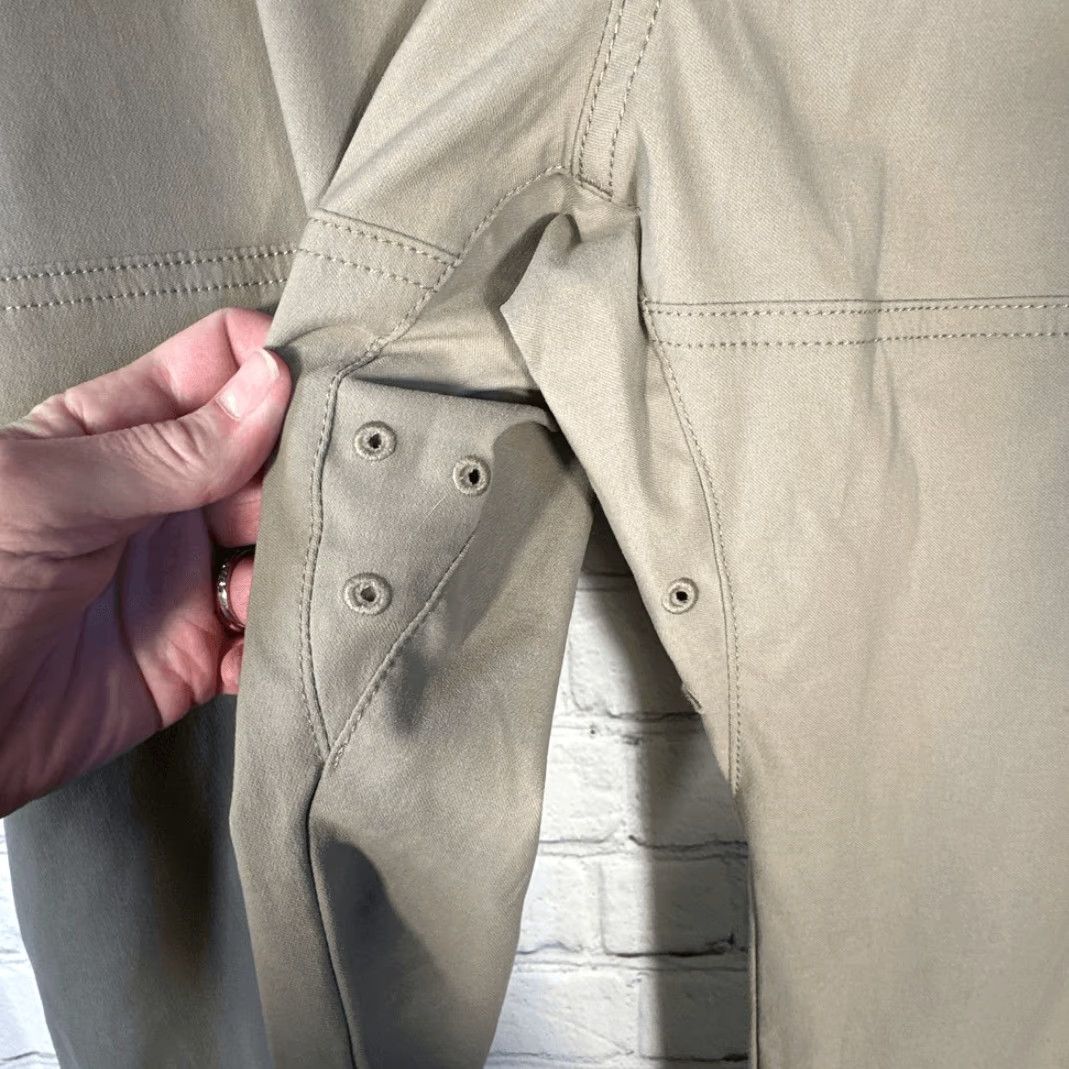Prana prAna Zion Pants Mens 40 Brown Breathe Stretch Nylon Pants Hiking Outdoors L32 Chino Inseam 32 Men Tan Gray Size US 40 / EU 56 - 4 Thumbnail