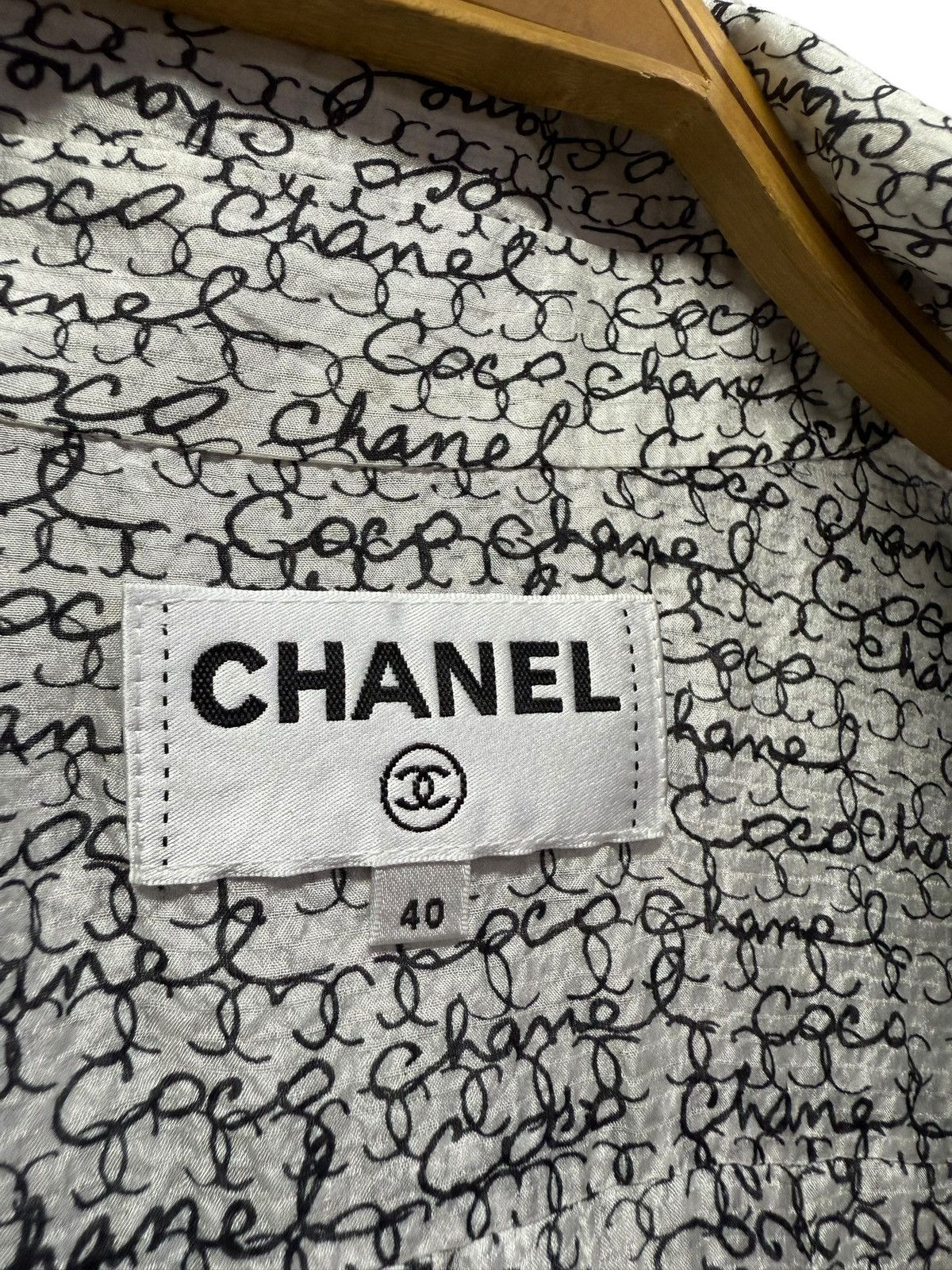 Chanel Chanel coco silk pleated longsleeve Size M / US 6-8 / IT 42-44 - 3 Thumbnail