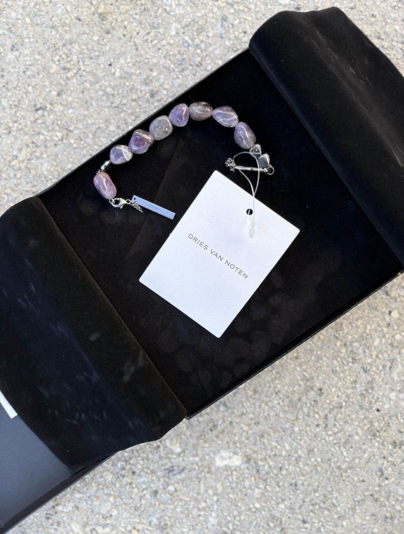 Dries Van Noten Beautiful Amethyst Dries Van Noten Stone Necklace Size ONE SIZE - 3 Thumbnail