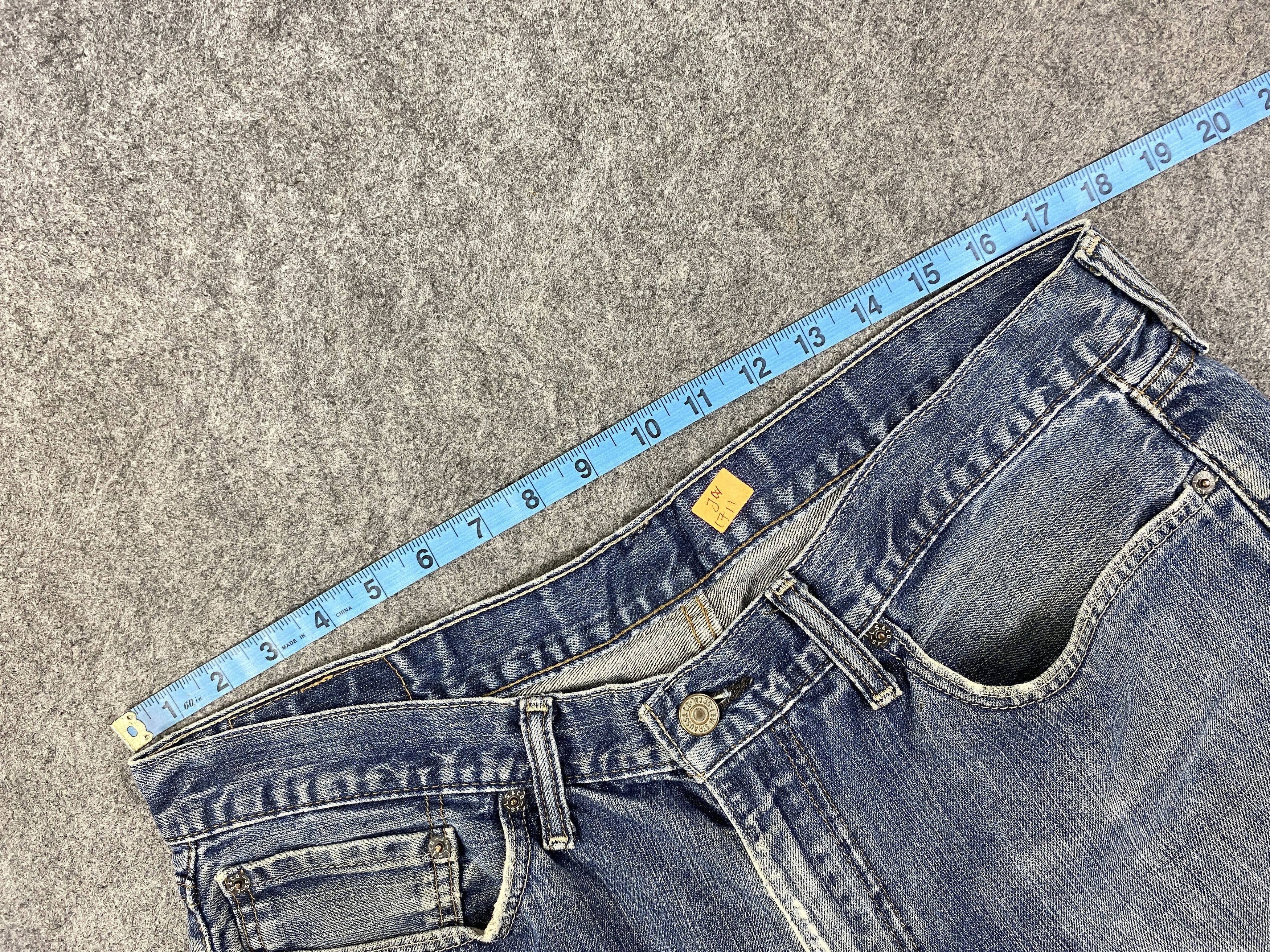 Levi's Distressed Blue Vintage Levi's 514 35x29 Denim -JN1711 Size US 35 - 5 Thumbnail