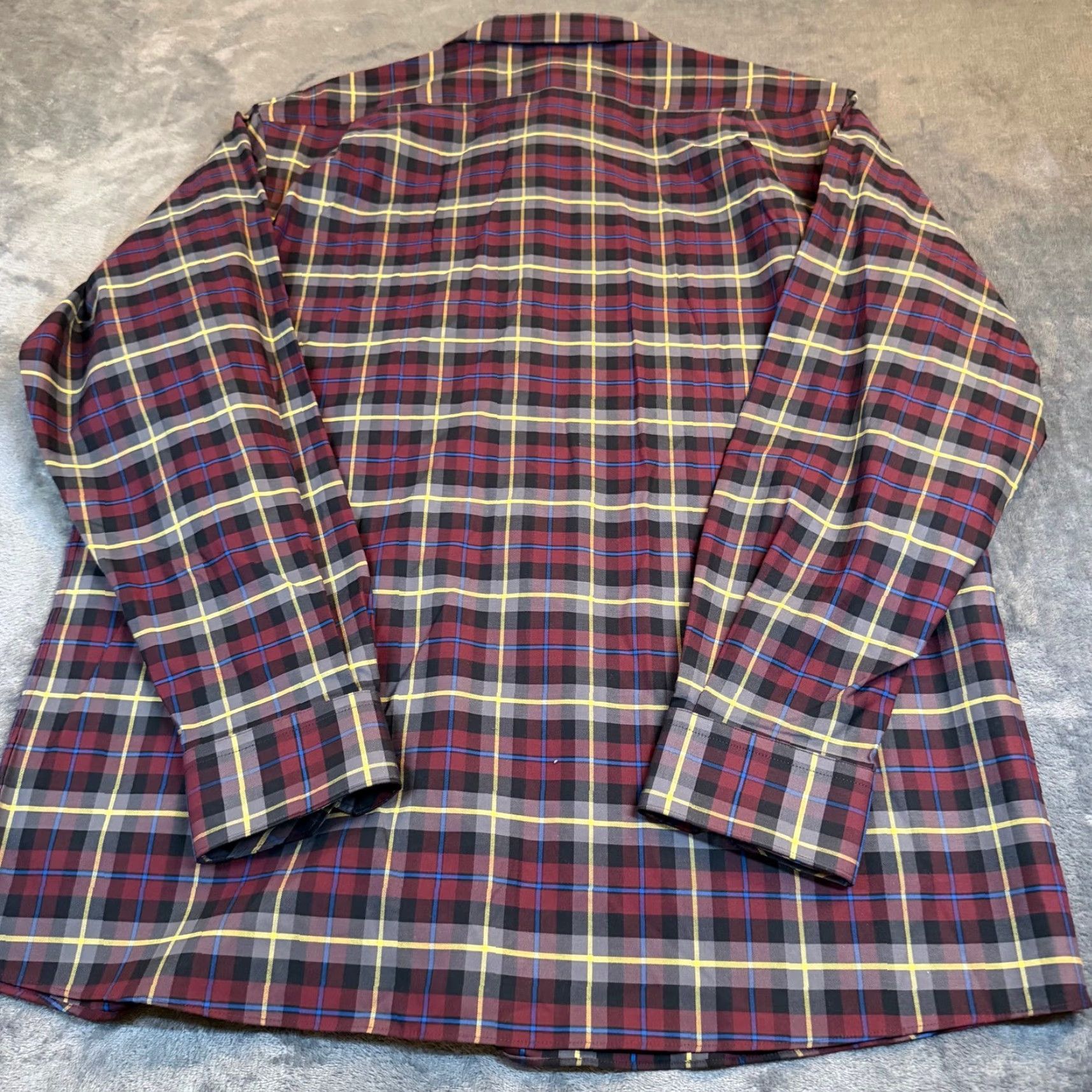 Hart Schaffner Marx Hart Schaffner Marx Plaid Button-Up Shirt Mens Large NWT American Grown Cotton Button-Up Shirt Size US L / EU 52-54 / 3 - 4 Thumbnail
