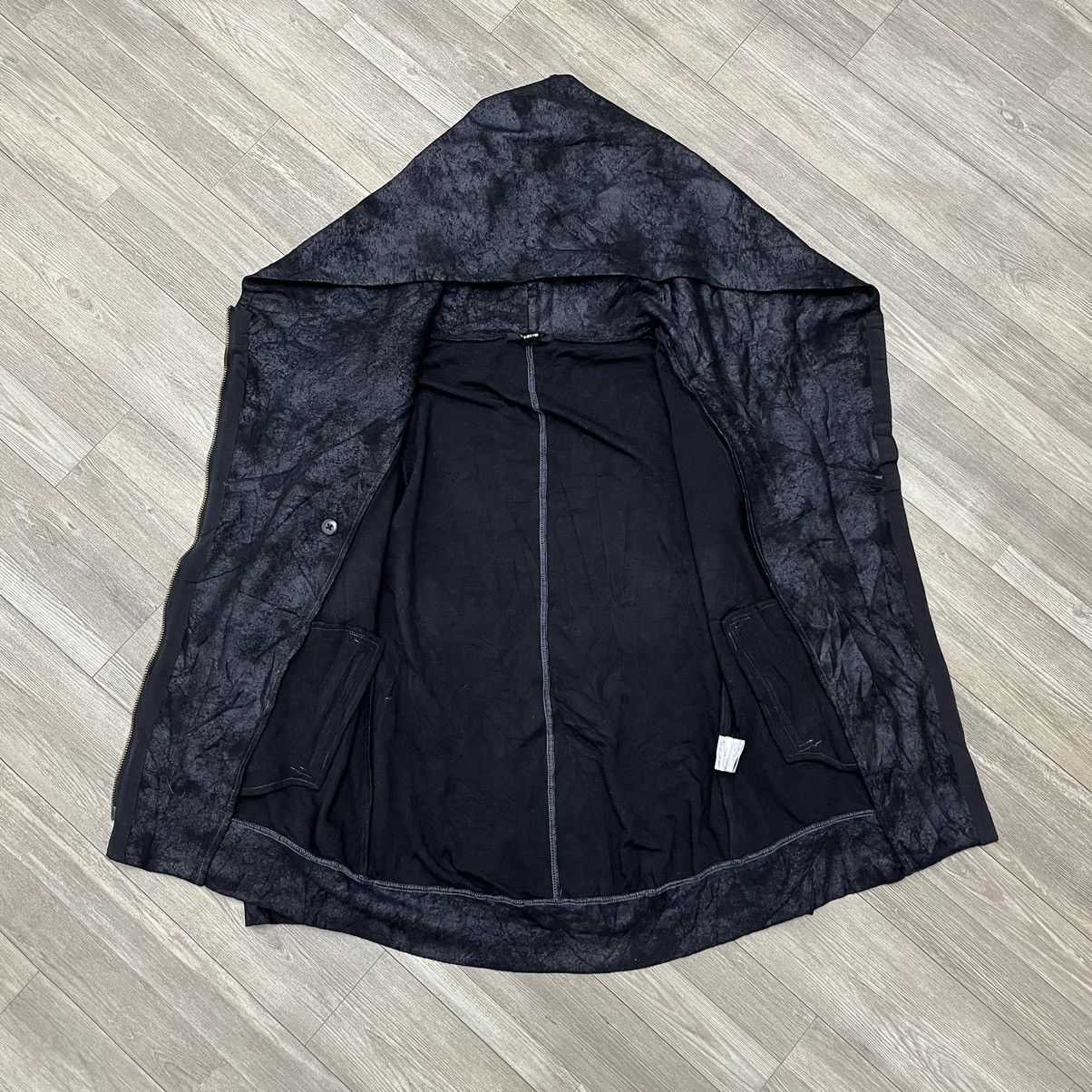 TORNADO MART 変形 zip design hoodie jacket Tornado Mart Waxed full zip hoodie This tornado mart hoodie