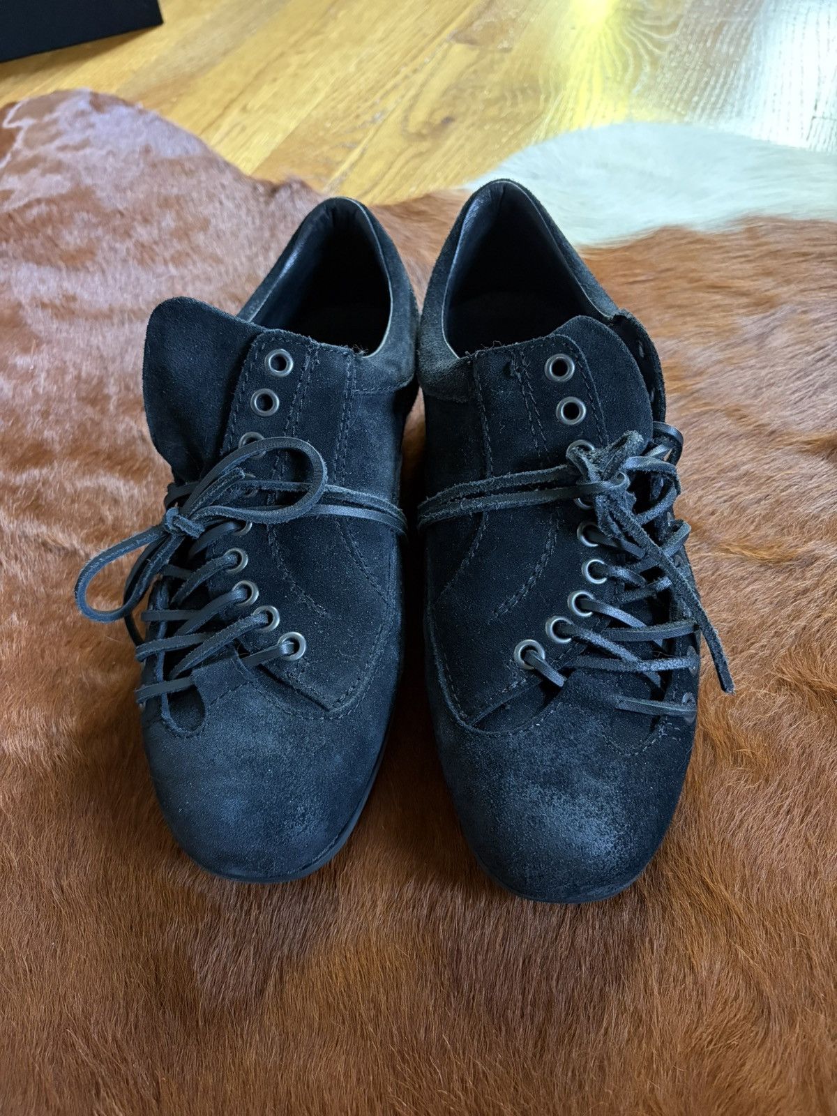 No Faith Studios No Faith Studios football sneaker suede black Size US 8 / EU 41 - 1 Thumbnail