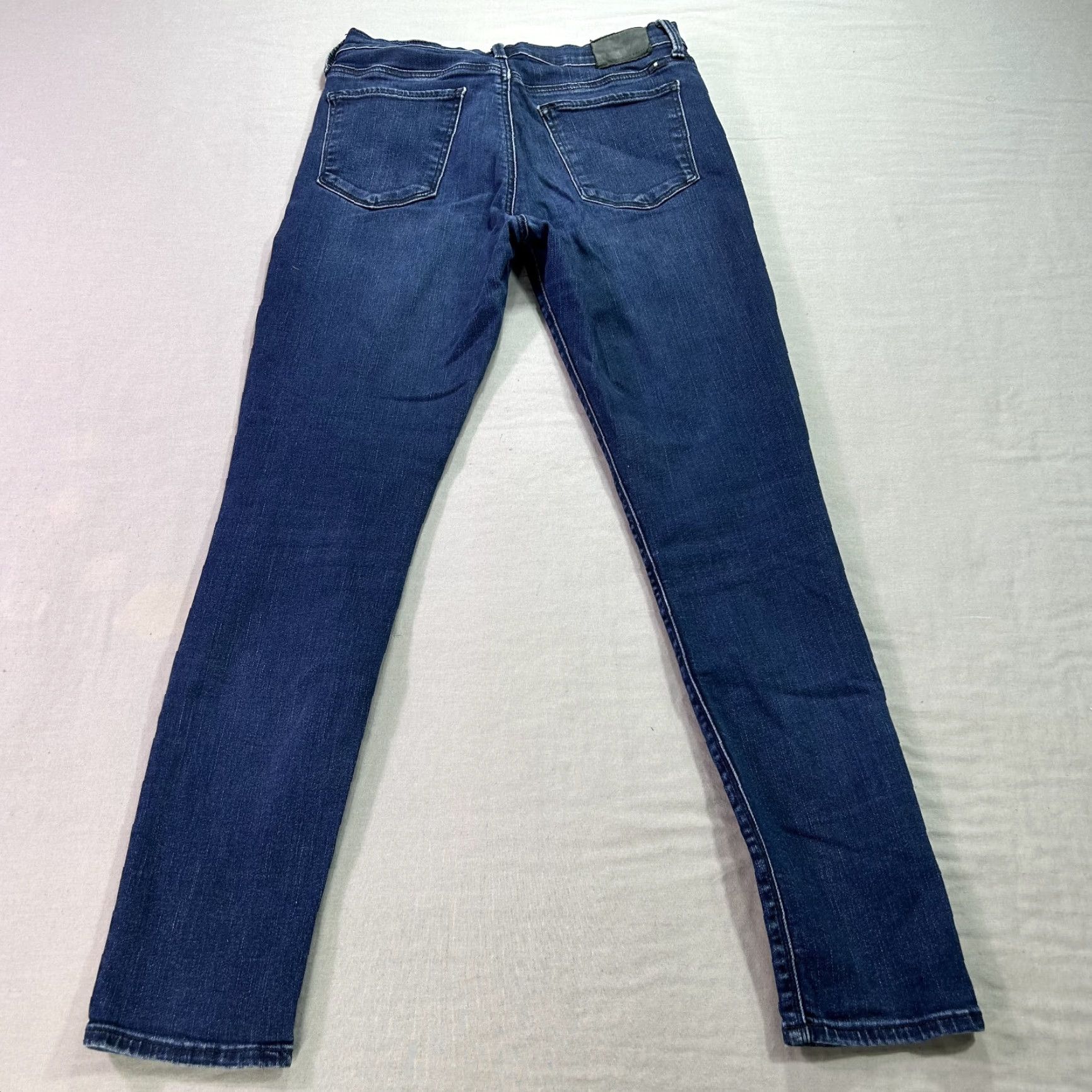 Lucky Brand Lucky Brand Brooke Jeans Womens 8/29 Blue Denim Straight Leg 29x28 Hip Pocket 5-Pocket Size 30" / US 8 / IT 44 - 2 Thumbnail