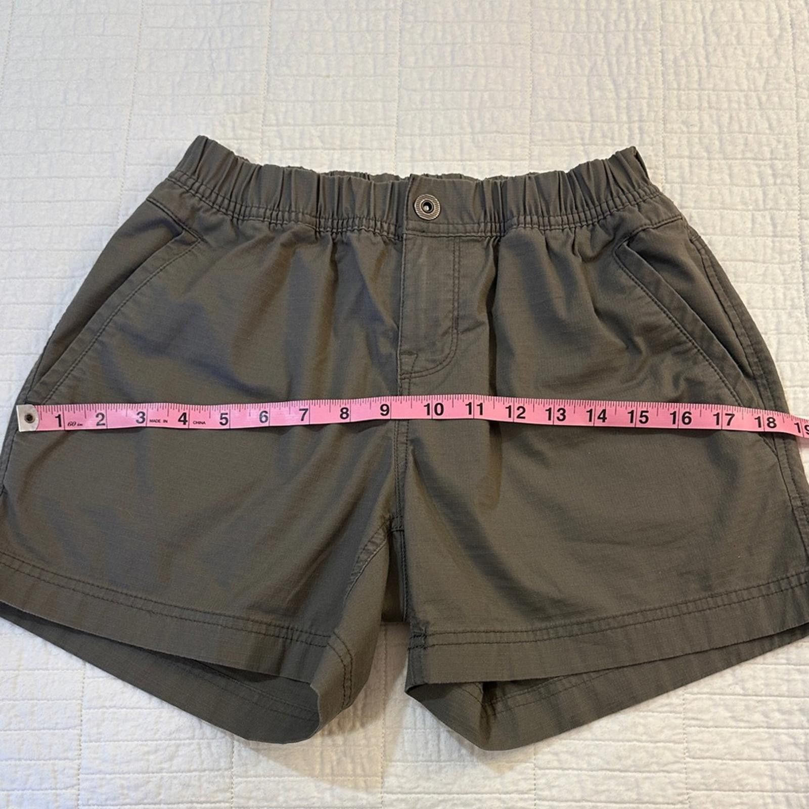 Prana Prana Sz 2 Organic Cotton Shorts Elastic Waist Gorpcore EUC Size 26" / US 2 / IT 38 - 6 Thumbnail