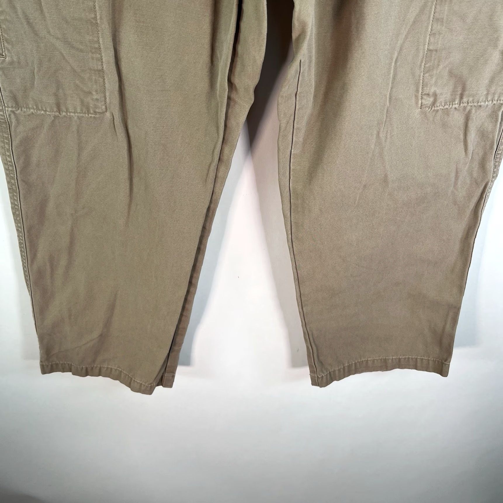 Vintage 5.11 Tactical Pants Cargo Zip Pockets Men’s Size 34 X30 Tan Elastic Waist Mens Size US 34 / EU 50 - 4 Thumbnail