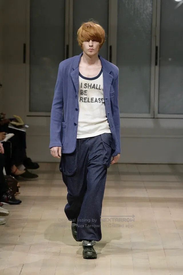 Yohji Yamamoto YOHJI YAMAMOTO Worn Out Soldier Striped Texture Suit Size US M / EU 48-50 / 2 - 3 Thumbnail