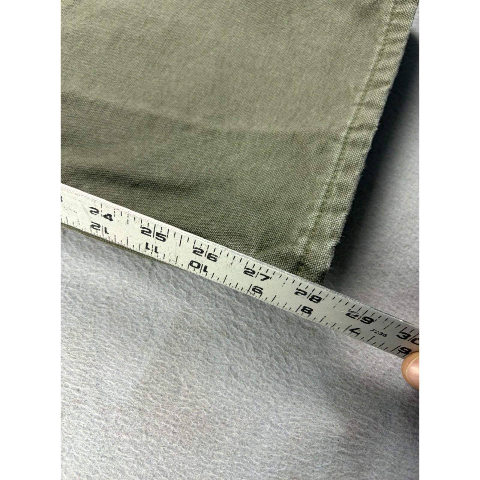 Carhartt Carhartt Pants Carpenter Men's 38x30 Green Straight 5-Pocket Workwear B111 MOS Lined Size US 38 / EU 54 - 6 Thumbnail