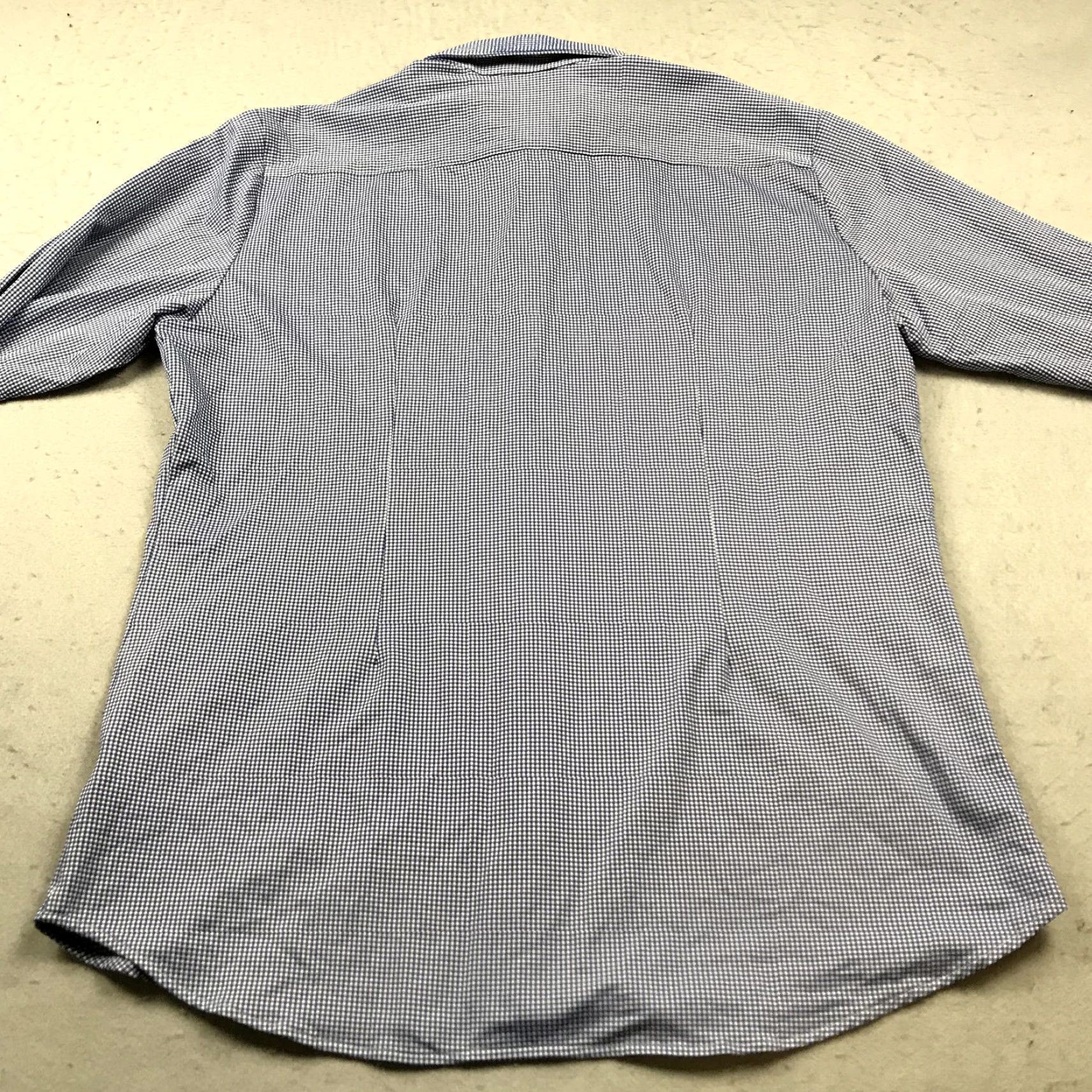 Mizzen+Main Mizzen+Main Shirt Mens XL Trim Fit Blue Gingham Leeward Stretch Casual Size US XL / EU 56 / 4 - 6 Thumbnail