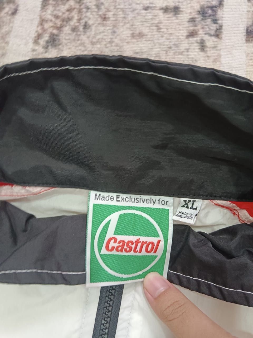 ICON Motorsports vintage CASTROL GTX RACING - light zipper jacket Size US XL / EU 56 / 4 - 7 Thumbnail