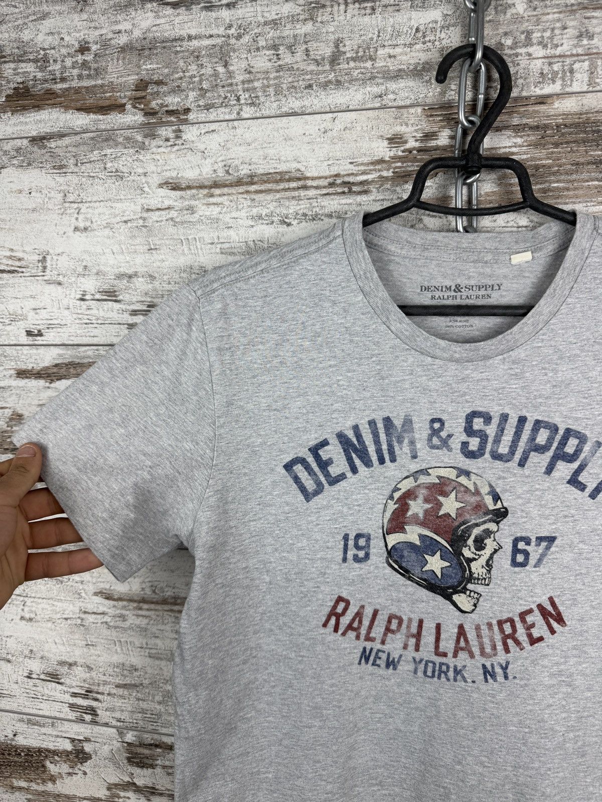 Denim & Supply Ralph Lauren Mens Vintage Denim Supply and Polo Ralph Lauren USA T-shirt Size US S / EU 44-46 / 1 - 4 Thumbnail
