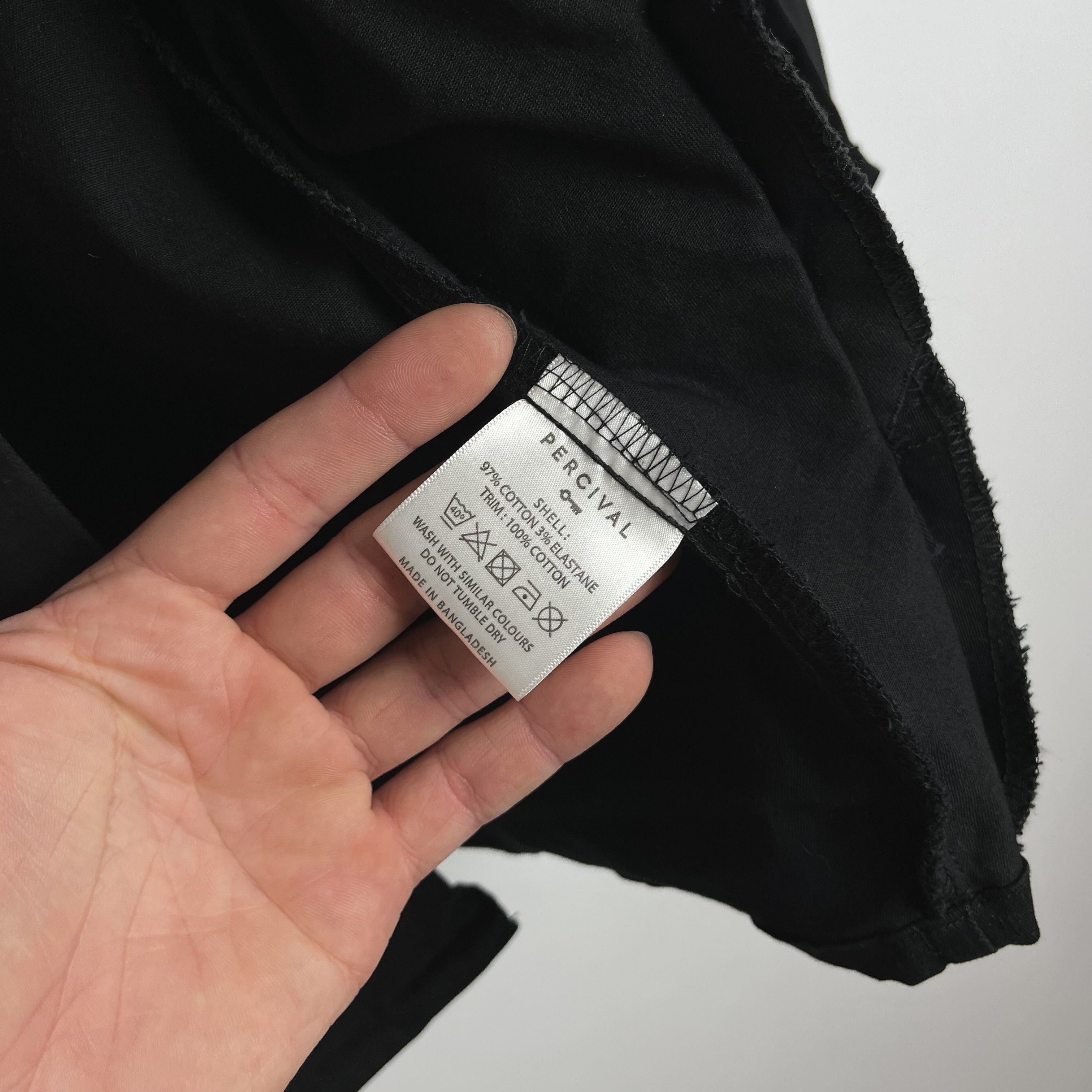 Percival Designer Percival Twill Black Chore Coat Jacket Size US L / EU 52-54 / 3 - 15 Thumbnail