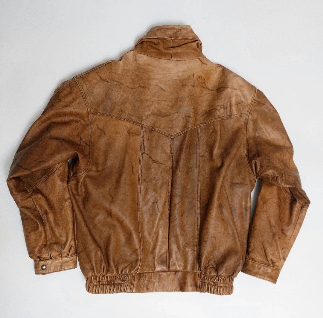 Other Vintage HC Houidi leather bomber jacket Size US XL / EU 56 / 4 - 14 Thumbnail