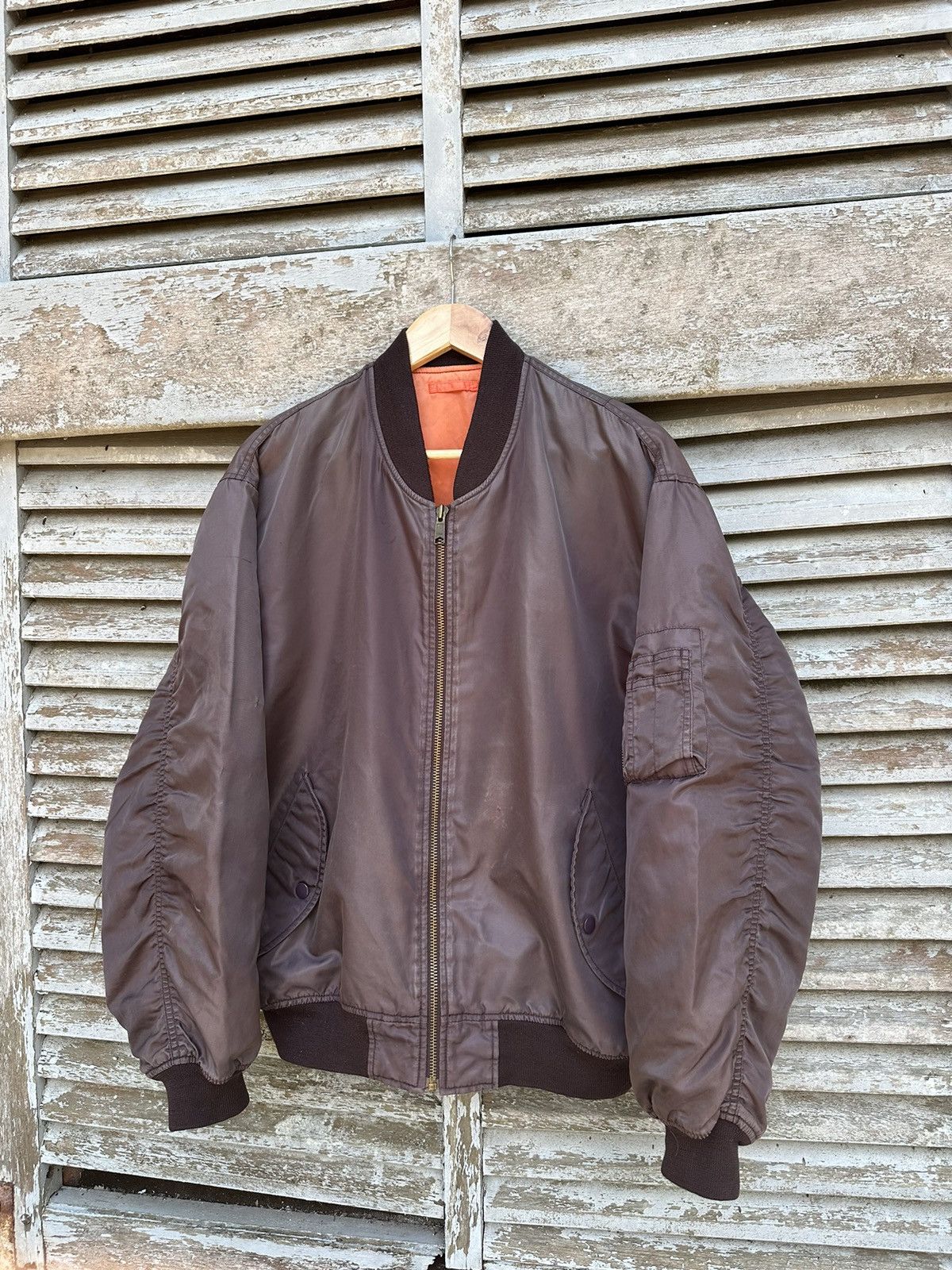 Vintage 🪖Vintage Uniqlo Sun Faded Bomber Jacket Size US L / EU 52-54 / 3 - 8 Thumbnail