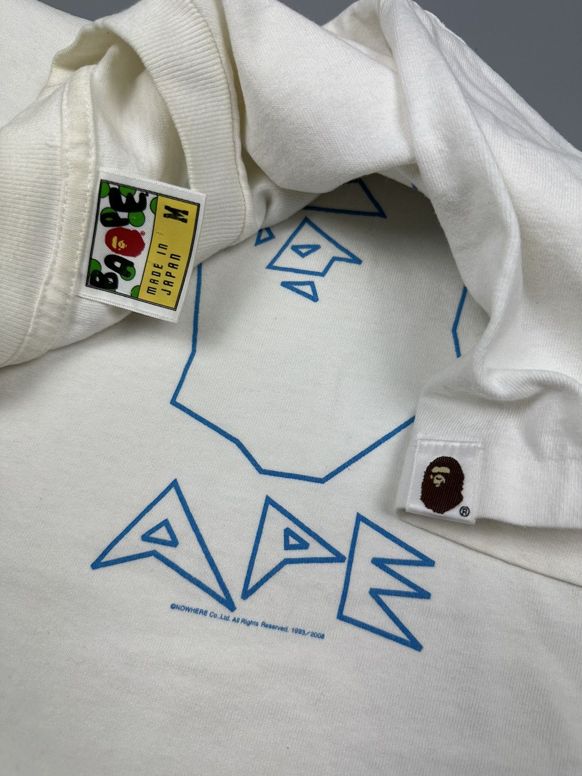 Bape Vintage A Bathing Ape Nowhere Tee Size US M / EU 48-50 / 2 - 5 Thumbnail