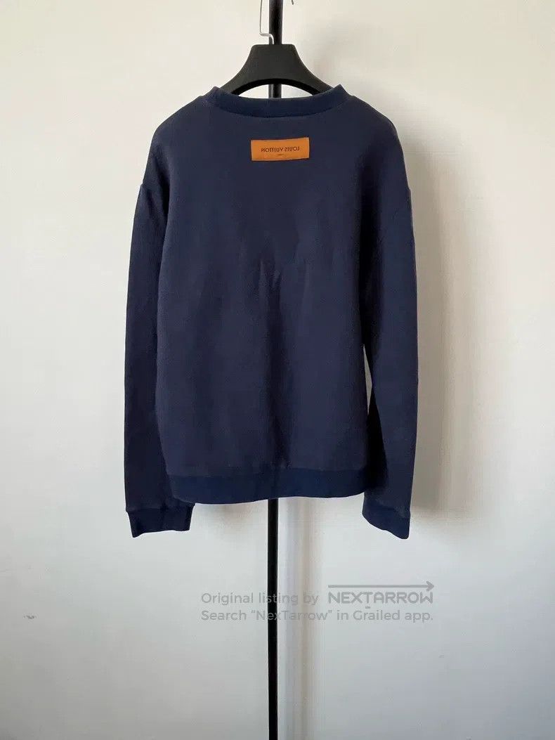 Louis Vuitton Louis Vuitton Navy Lianliankan Sweatshirt Size US M / EU 48-50 / 2 - 2 Thumbnail