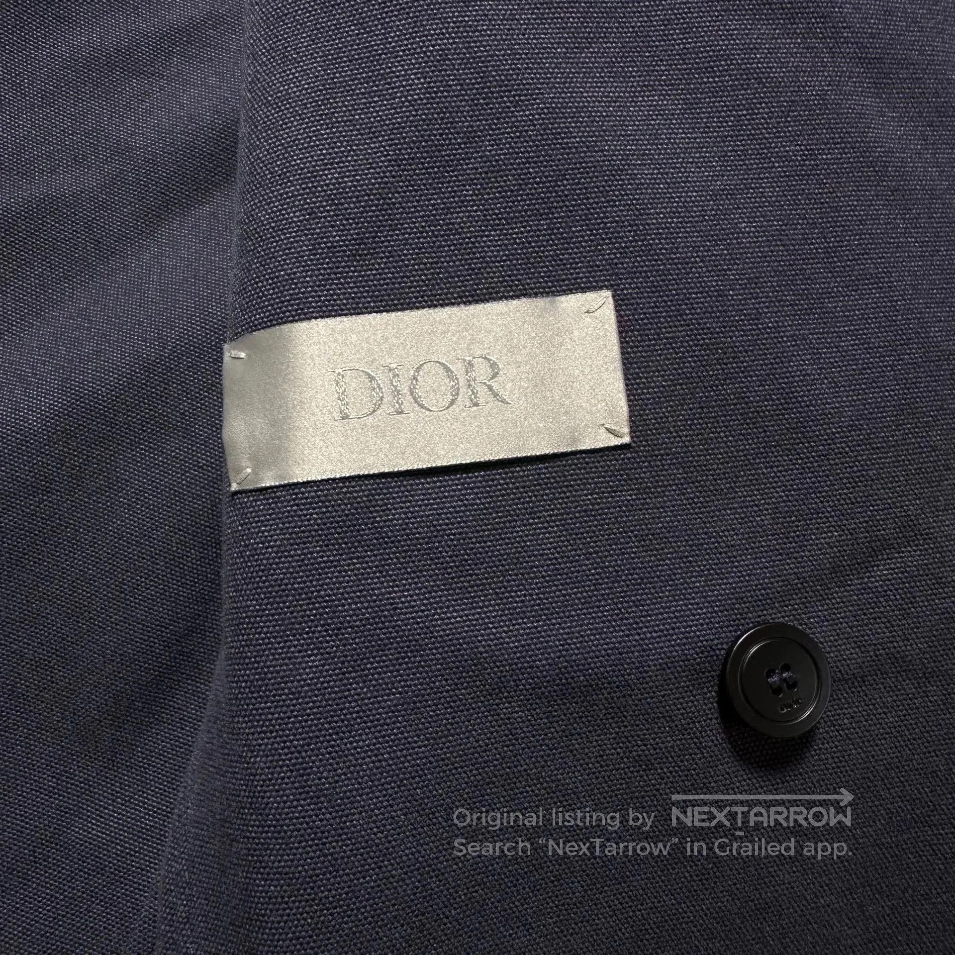 Dior Dior Navy Blue Suit Jacket with Tie. Size US M / EU 48-50 / 2 - 4 Thumbnail