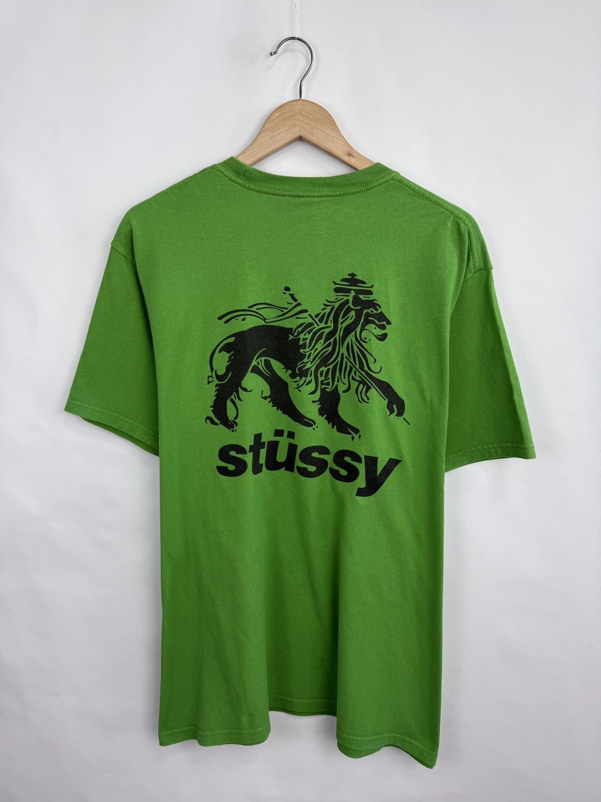 Stussy 🇺🇸 Y2K Stussy Rasta Lion T-Shirt Skatewear Rare Retro Hype Size US L / EU 52-54 / 3 - 3 Thumbnail
