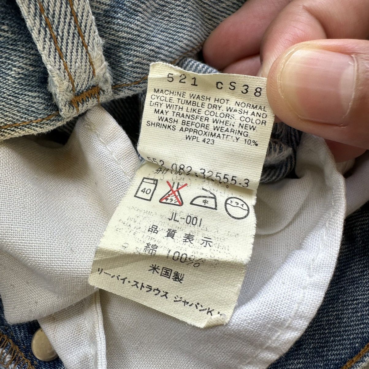 Japanese Brand Vintage Levi’s Made In USA Faded Denim Jean Pant W29 Size US 29 - 7 Thumbnail