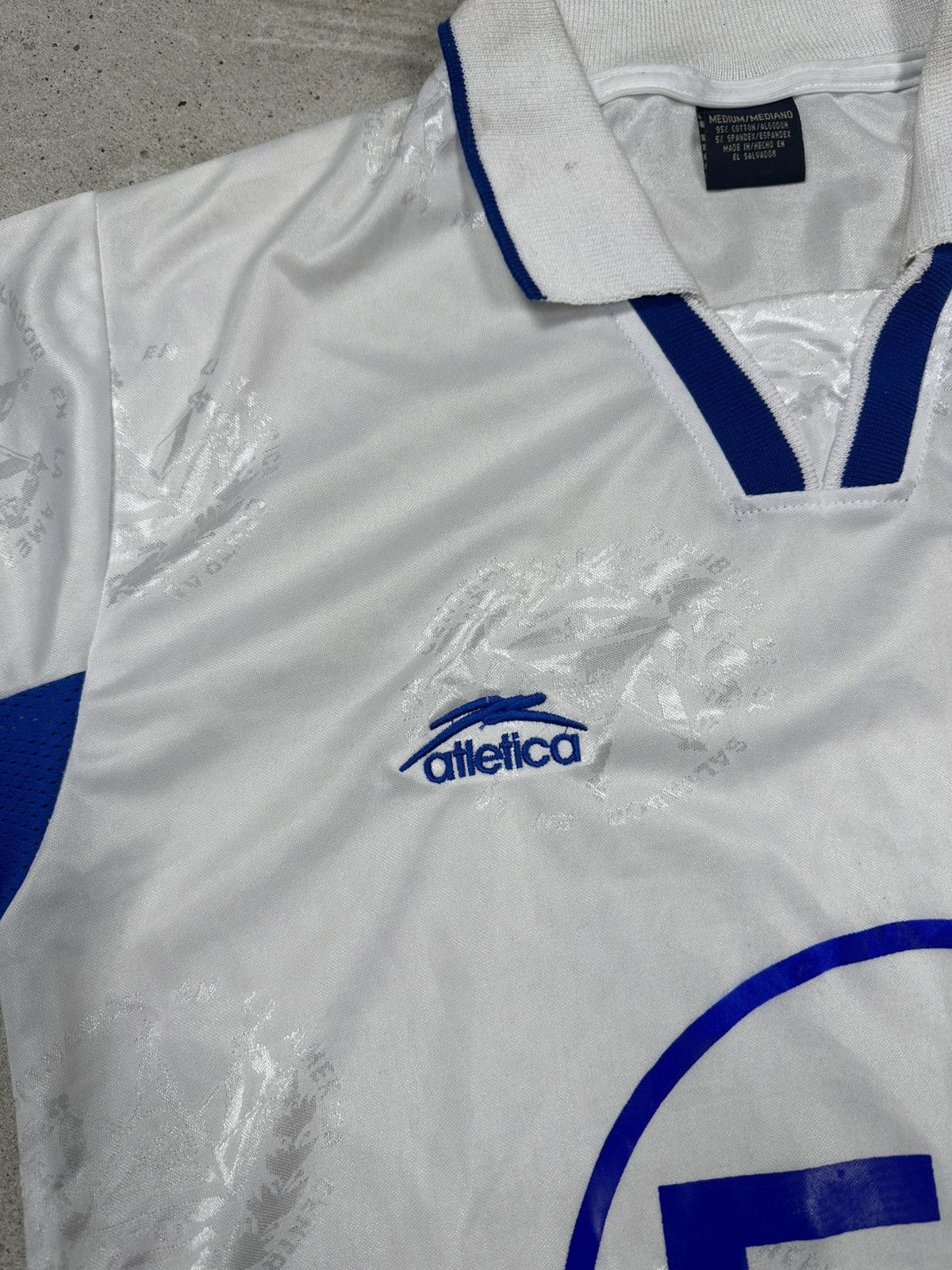 Vintage Vintage 2000s Atletica x El Salvador White Jersey Home/Away Size US M / EU 48-50 / 2 - 7 Thumbnail