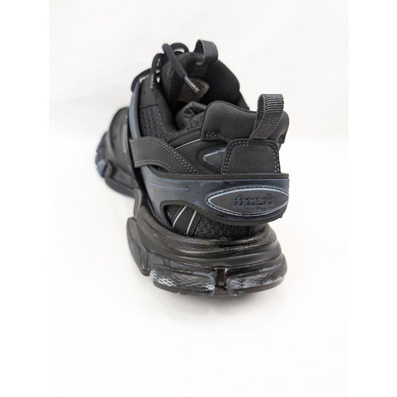 Balenciaga o1rshd1 Track Low-Top Sneakers in Faded Black Size US 12 / EU 45 - 11 Thumbnail