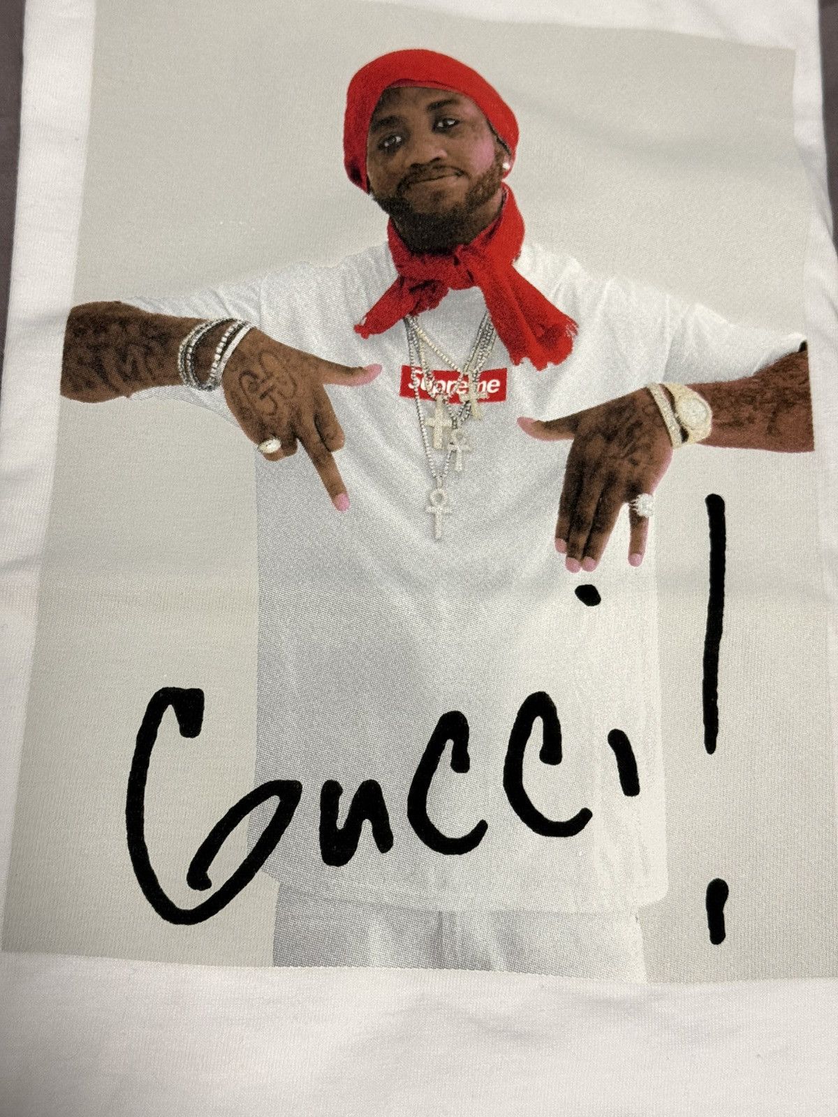 Supreme Supreme Gucci mane photo tee T-shirt Size US S / EU 44-46 / 1 - 5 Thumbnail