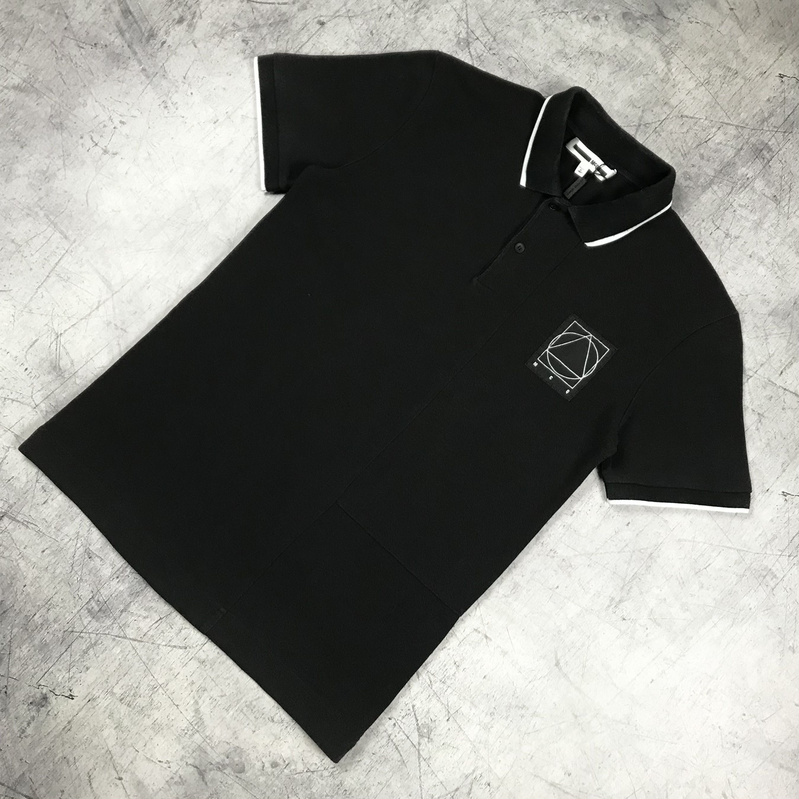 Alexander McQueen Alexander McQueen Icon Logo Designer Polo Tee luxury Size US S / EU 44-46 / 1 - 2 Thumbnail