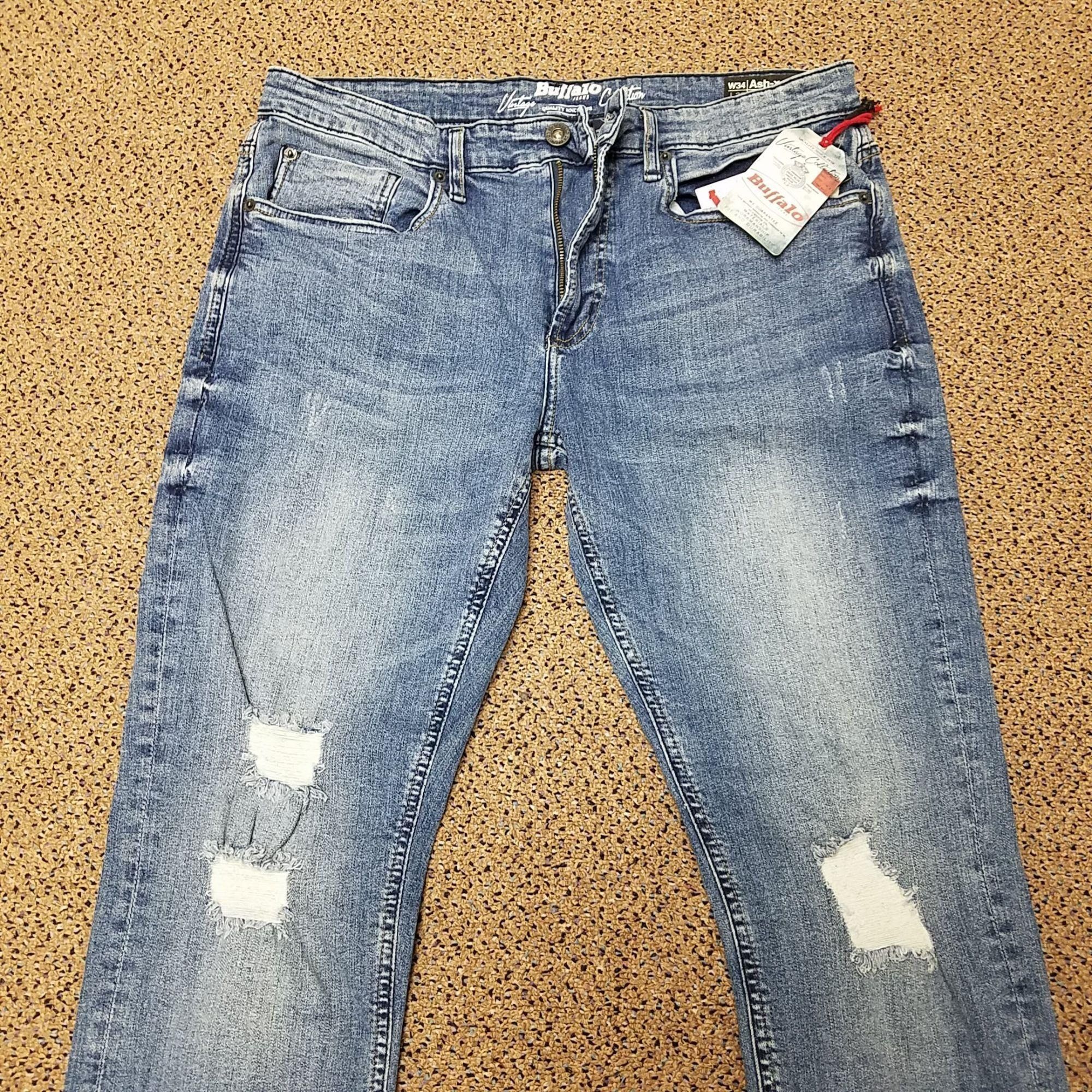 Buffalo David Bitton Buffalo David Bitton Mens Slim Stretch Jeans 34x32 Size US 34 / EU 50 - 2 Thumbnail